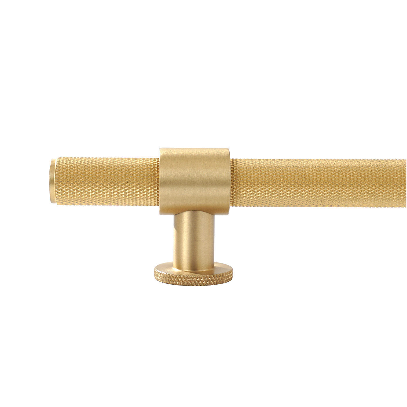 Momo Belgravia Knurled Bar Pull Solid Brass 160mm in Brushed Satin Brass (1)