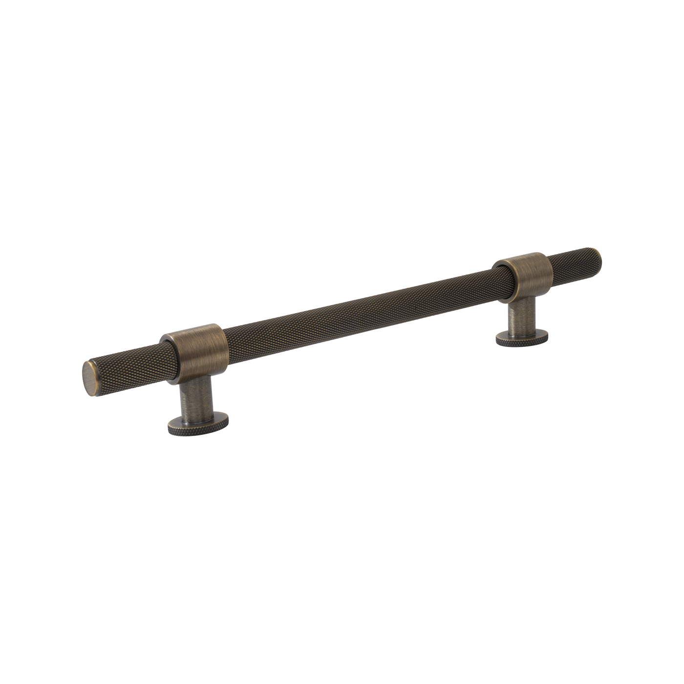 Momo Belgravia Knurled Bar Pull Solid Brass 160mm in Dark Brushed Brass
