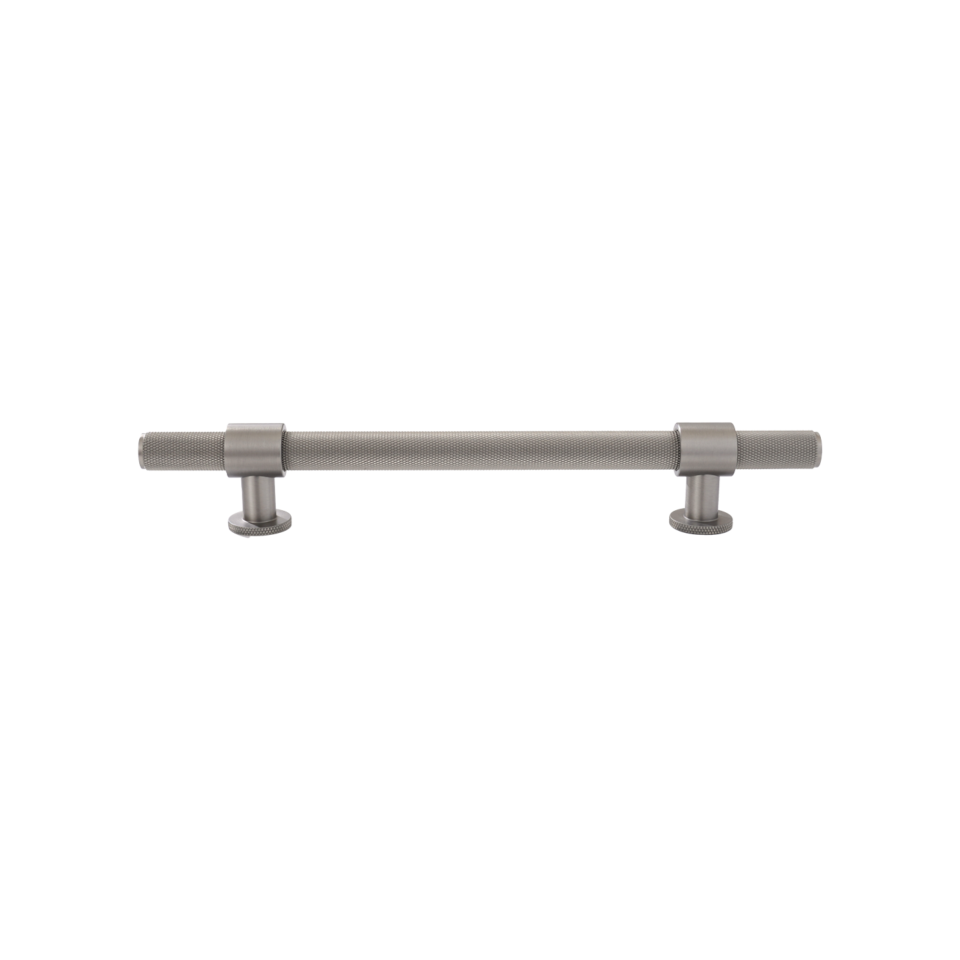 Momo Belgravia Knurled Bar Pull Solid Brass 160mm in Dull Brushed Nickel (2)