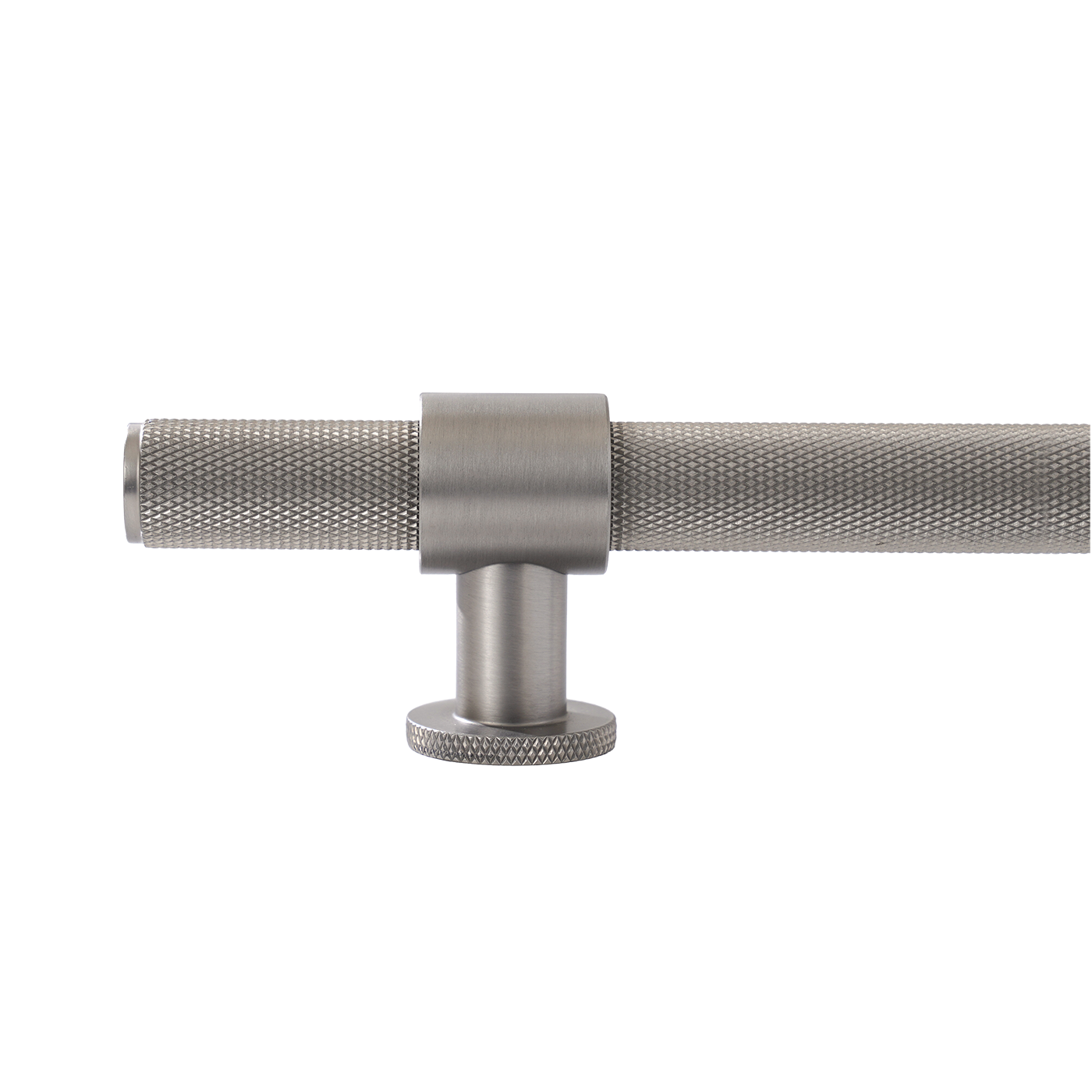 Momo Belgravia Knurled Bar Pull Solid Brass 160mm in Dull Brushed Nickel (1)
