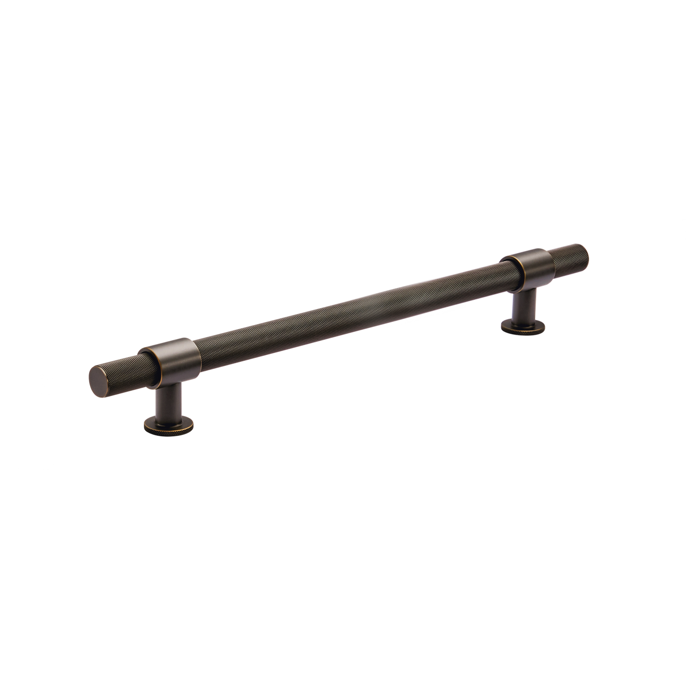 Momo Belgravia Knurled Bar Pull Solid Brass 160mm in Dark Bronze