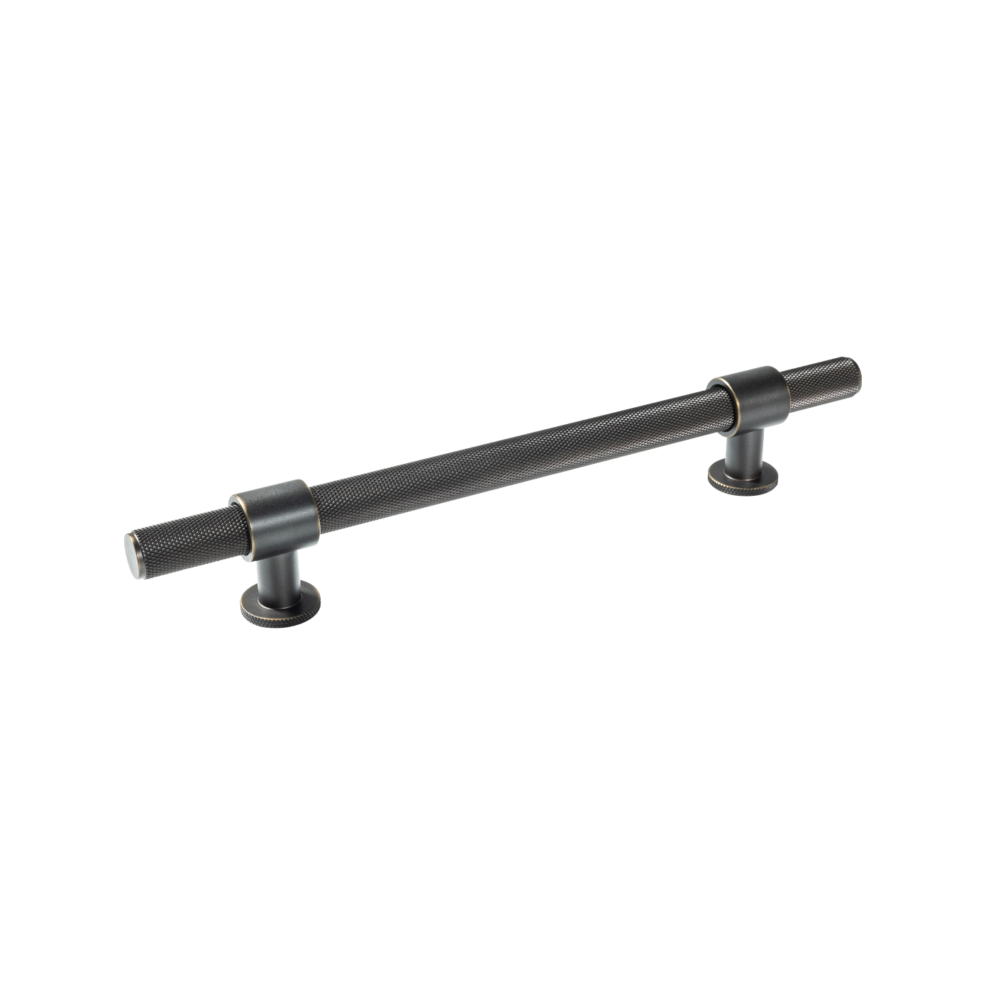 Momo Belgravia Knurled Bar Pull Solid Brass 160mm in Dark Bronze