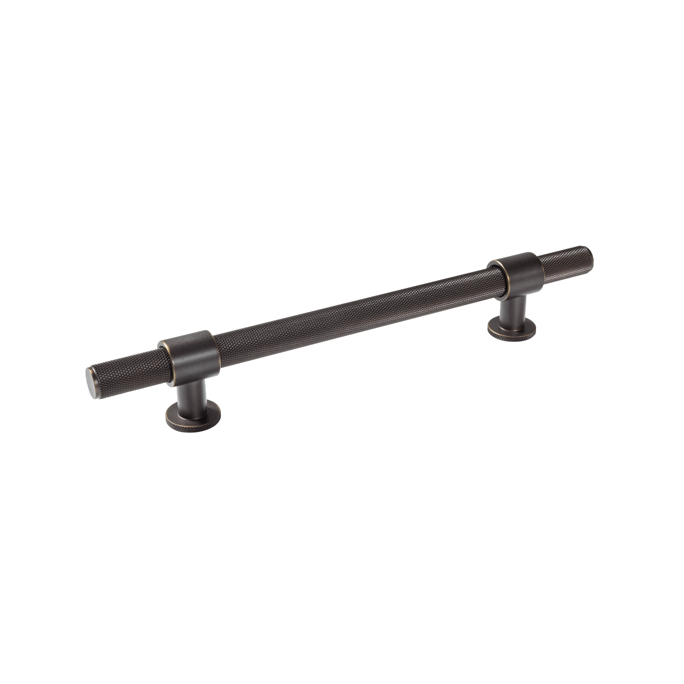 Momo Belgravia Knurled Bar Pull Solid Brass 160mm in Dark Bronze
