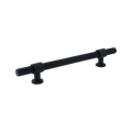 Momo Belgravia Knurled Bar Pull Solid Brass 160mm in Matt Black
