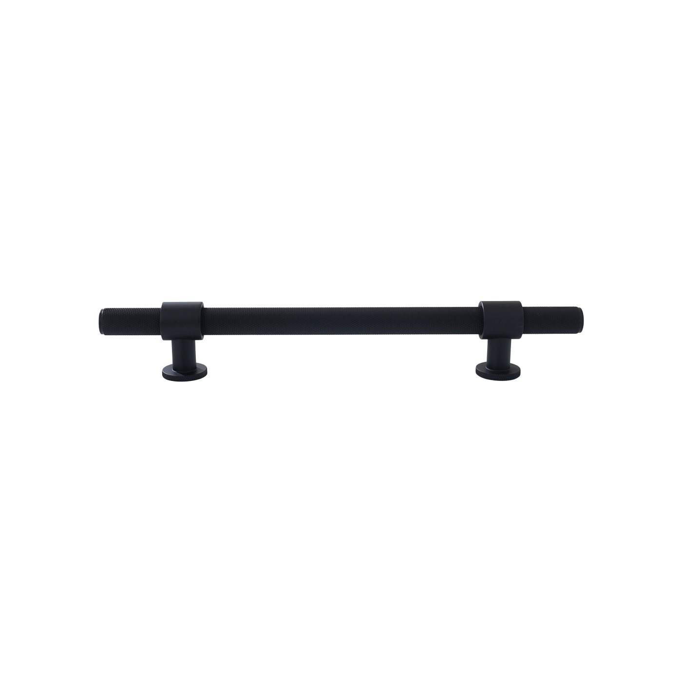 Momo Belgravia Knurled Bar Pull Solid Brass 160mm in Matt Black (2)