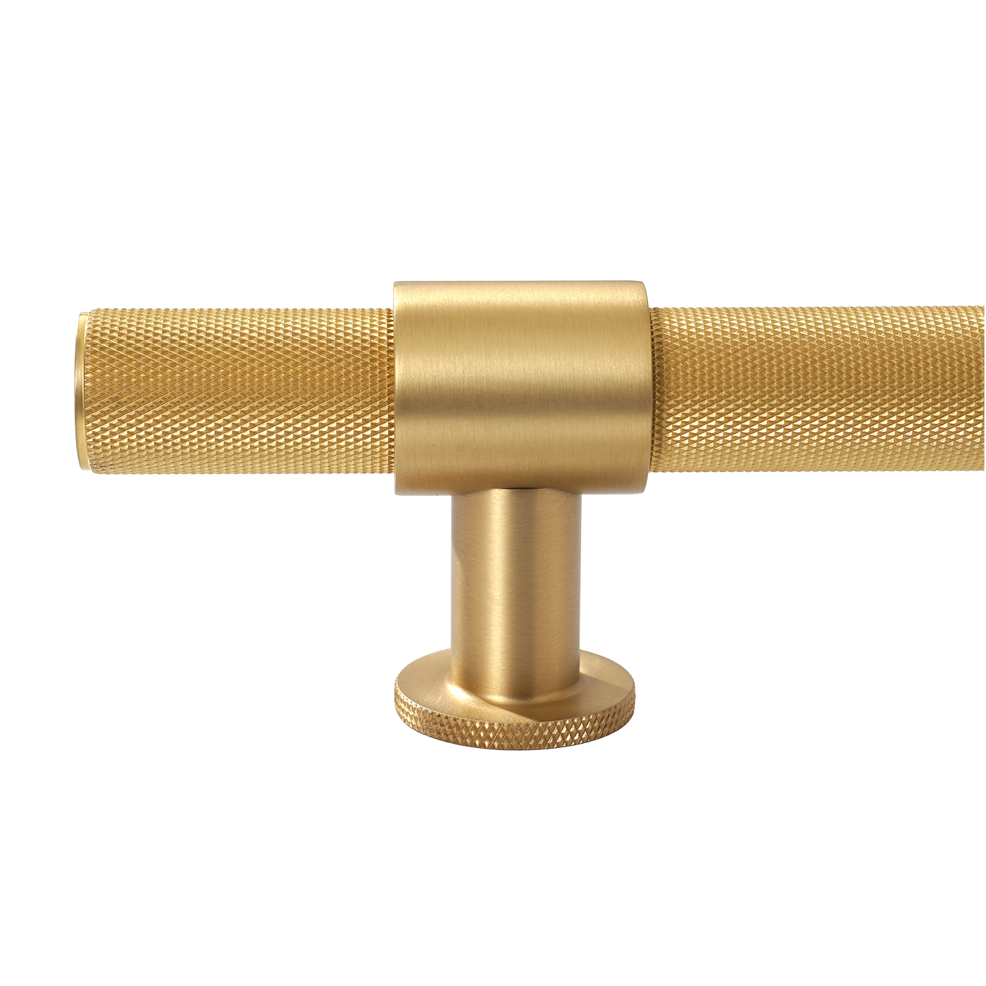 Momo Belgravia Knurled Bar Pull Solid Brass 320mm in Brushed Satin Brass (2)