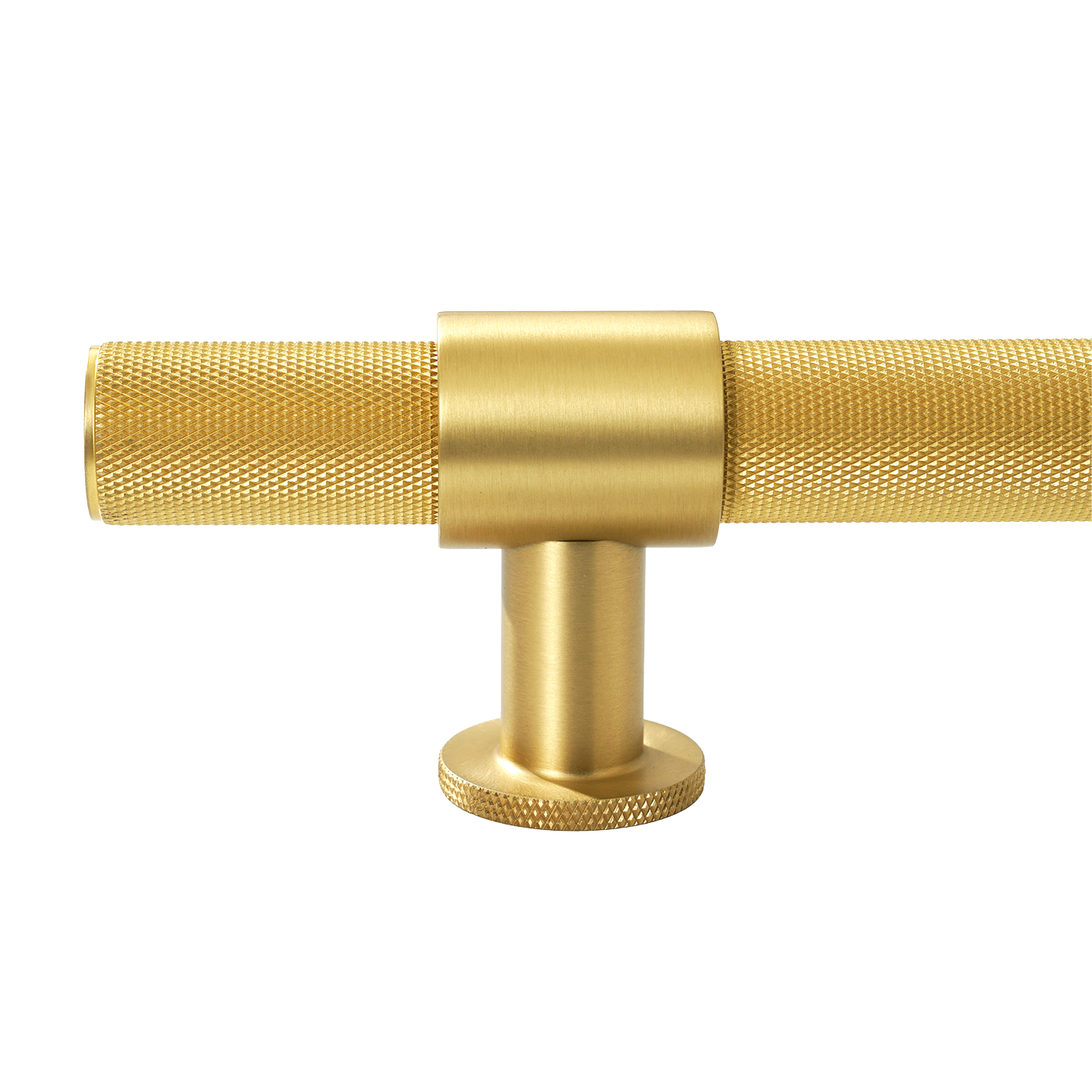 Momo Belgravia Knurled Bar Pull Solid Brass 320mm in Brushed Satin Brass (2)