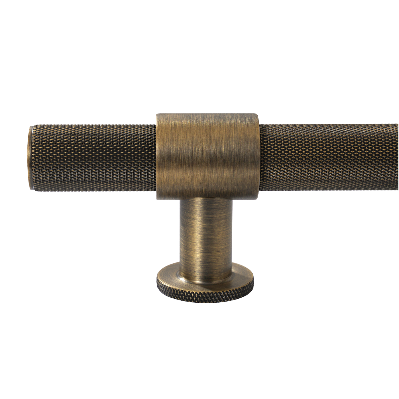 Momo Belgravia Knurled Bar Pull Solid Brass 320mm in Dark Brushed Brass (2)