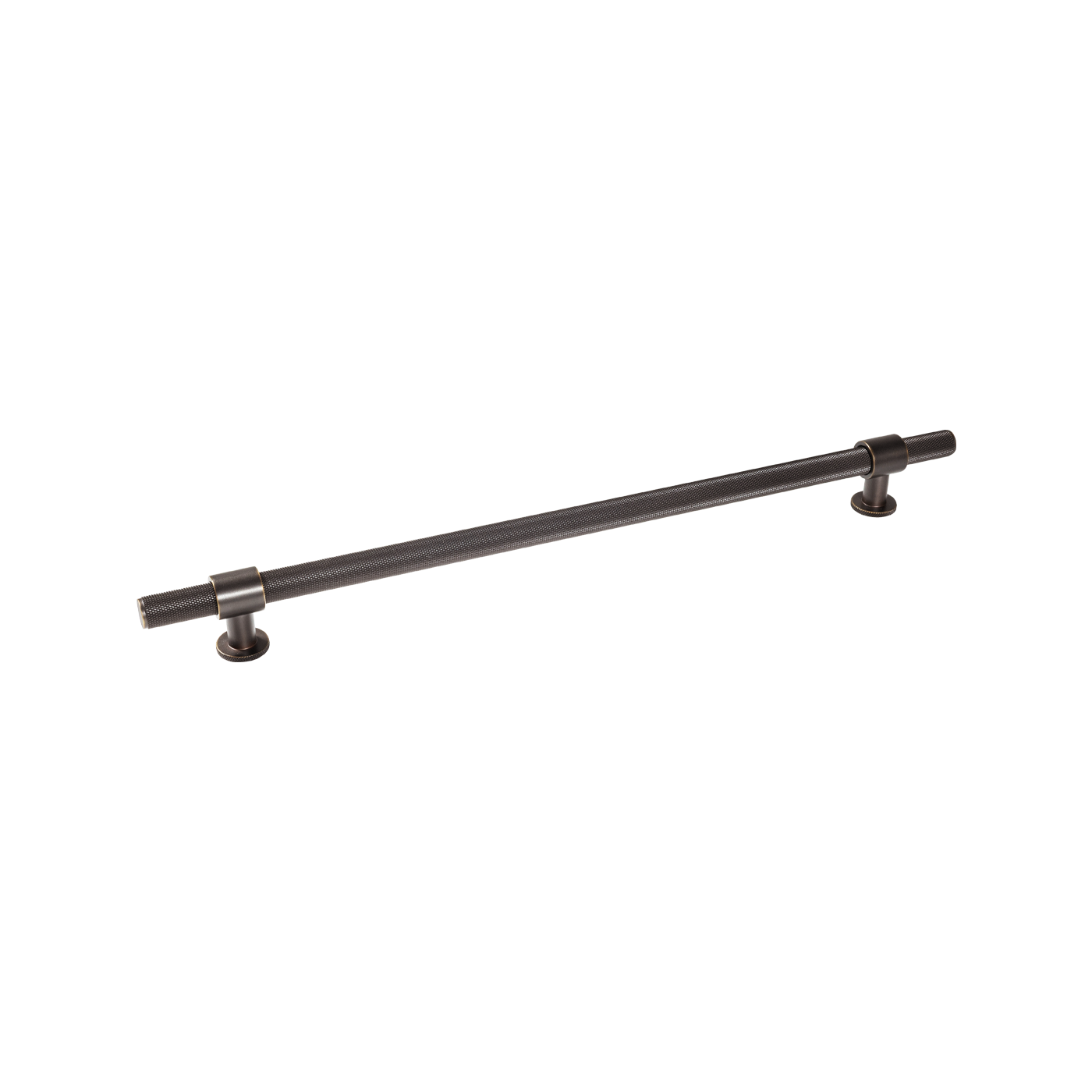 Momo Belgravia Knurled Bar Pull Solid Brass 320mm in Dark Bronze
