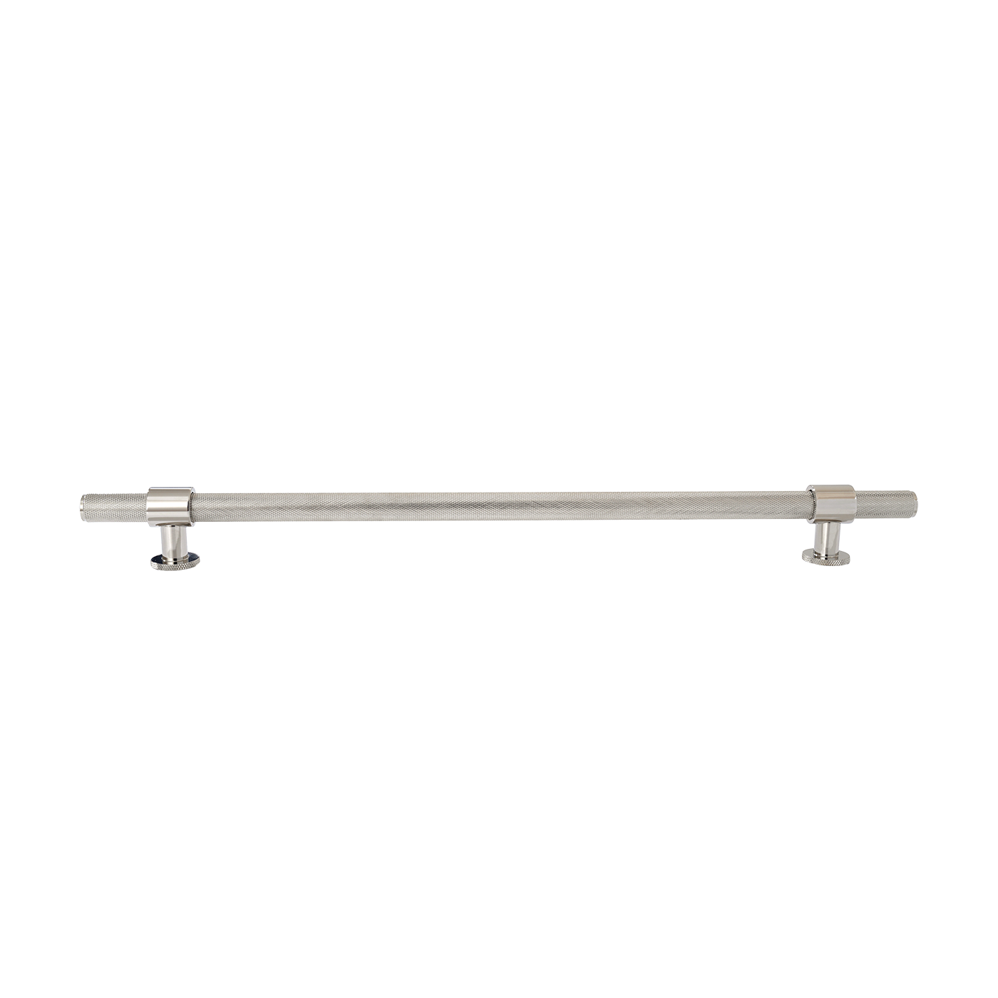 Momo Belgravia Knurled Bar Pull Solid Brass 320mm in Polished Nickel (1)