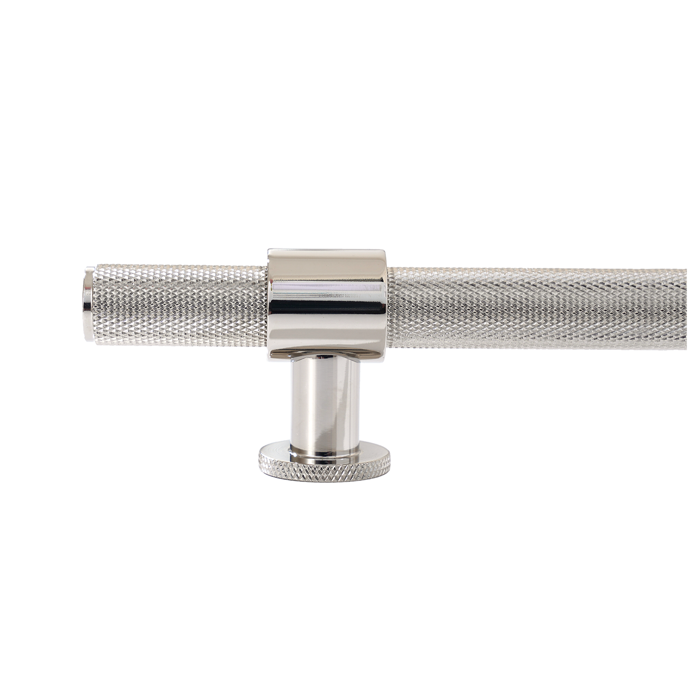 Momo Belgravia Knurled Bar Pull Solid Brass 320mm in Polished Nickel (2)