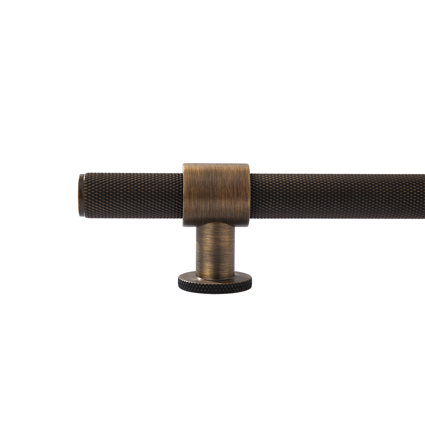 Momo Belgravia Knurled Door Pull with Back to Back Fixing 416mm Bronze (2)