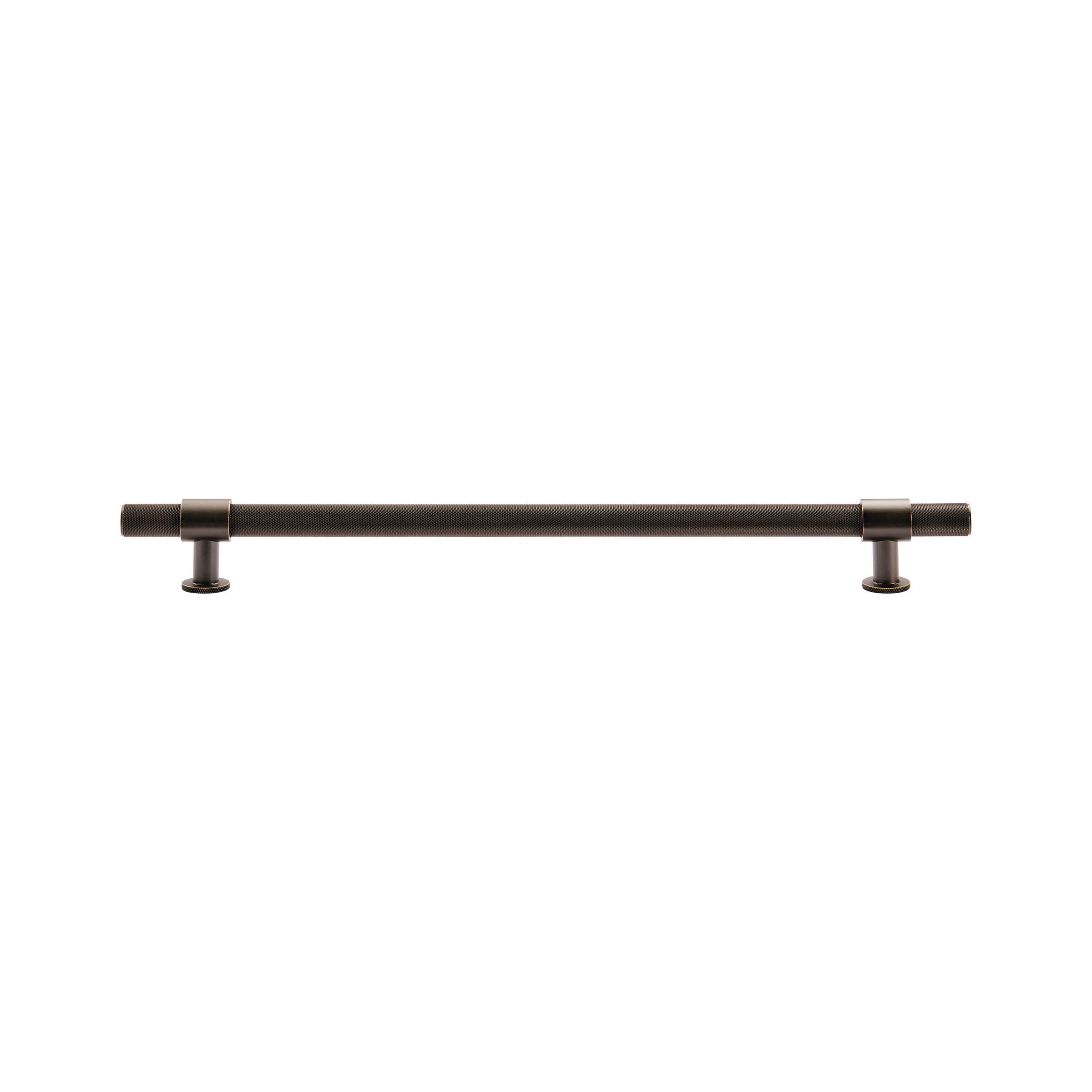 Momo Belgravia Knurled Solid Brass Door Pull Handle In Dark Bronze (1)
