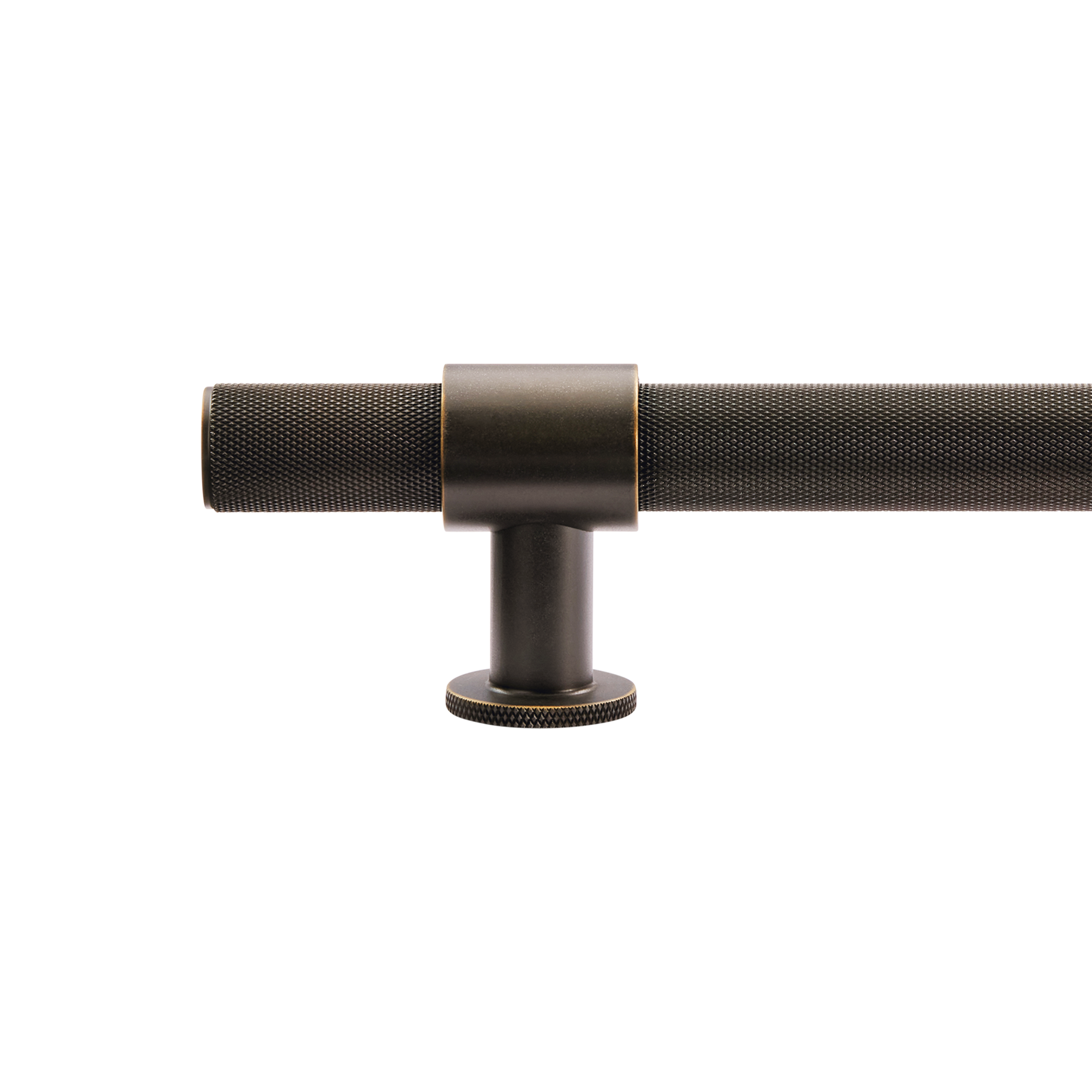 Momo Belgravia Knurled Solid Brass Door Pull Handle In Dark Bronze (2)