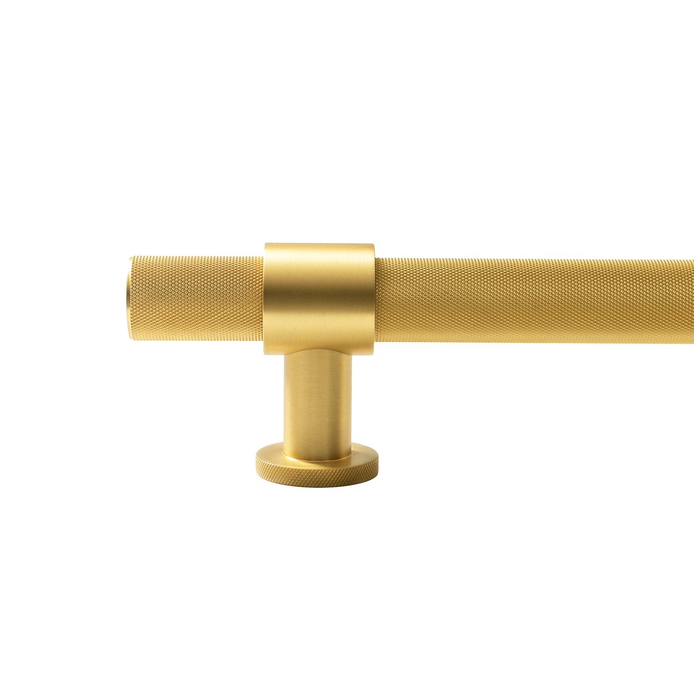 Momo Belgravia Knurled Entry Pull Handle Brushed Satin Brass (2)