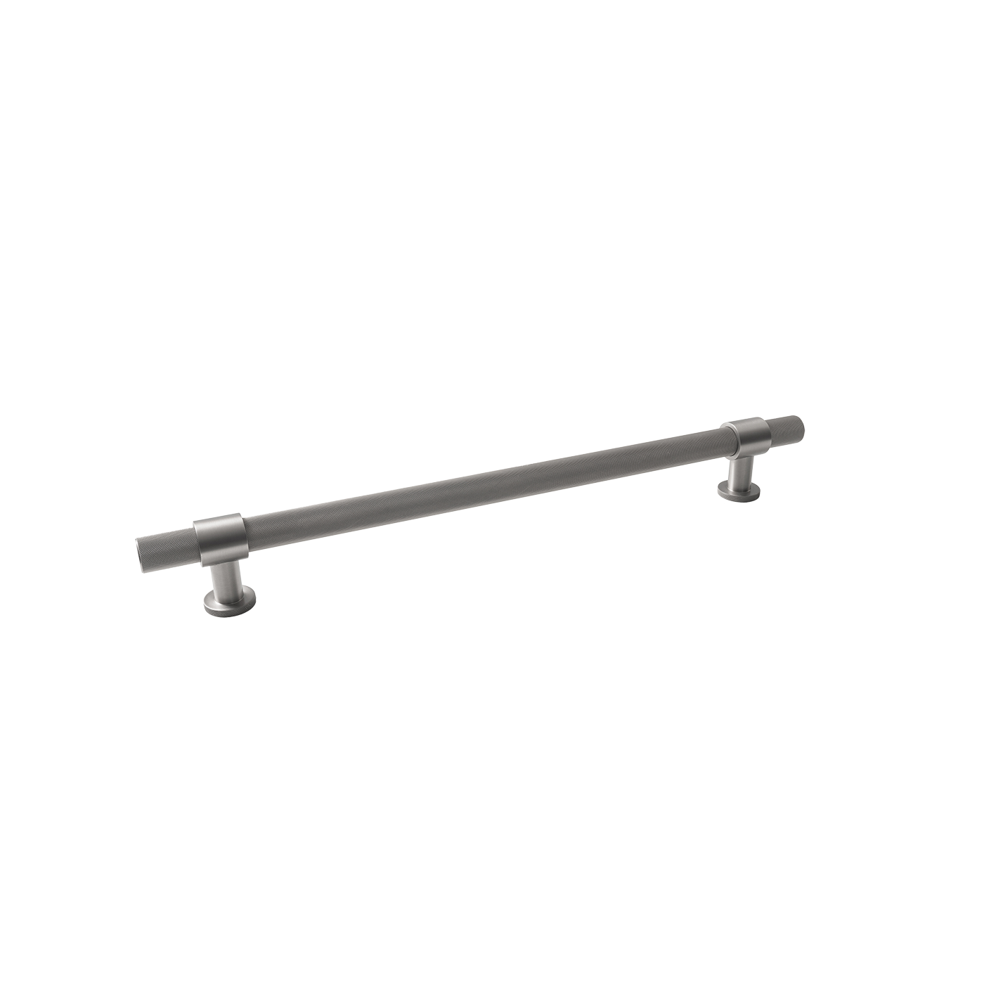 Momo Belgravia Knurled Entry Pull Handle Dull Brushed Nickel