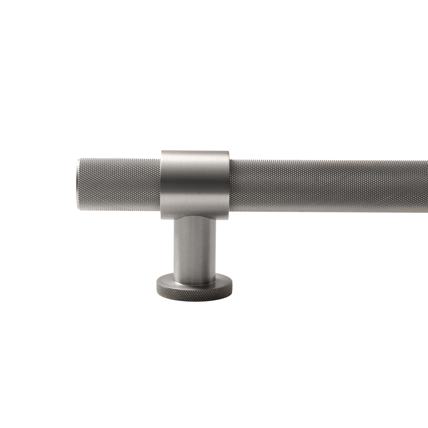 Momo Belgravia Knurled Entry Pull Handle Dull Brushed Nickel (2)