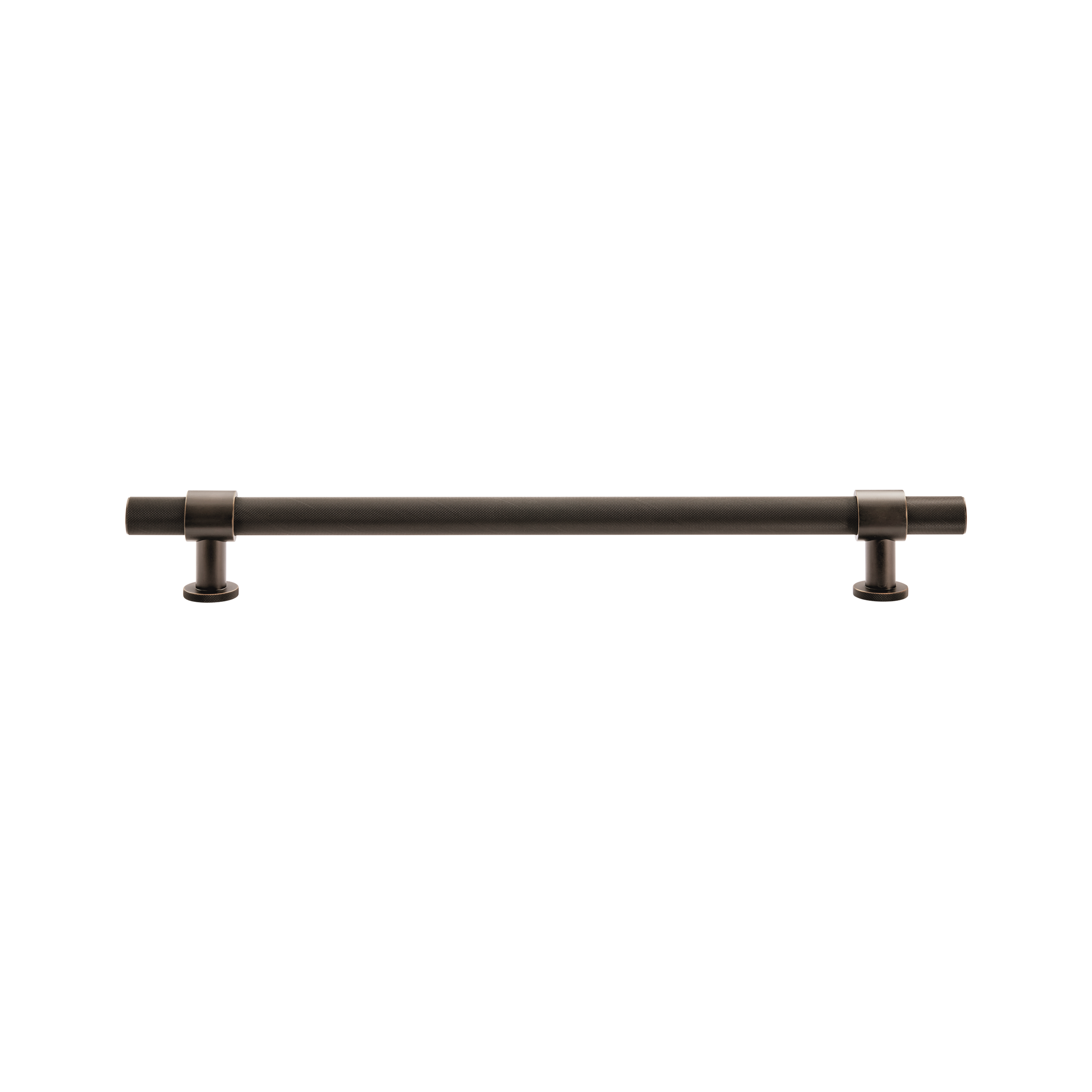 Momo Belgravia Knurled Solid Brass Entrance Pull Handle In Dark Bronze (1)