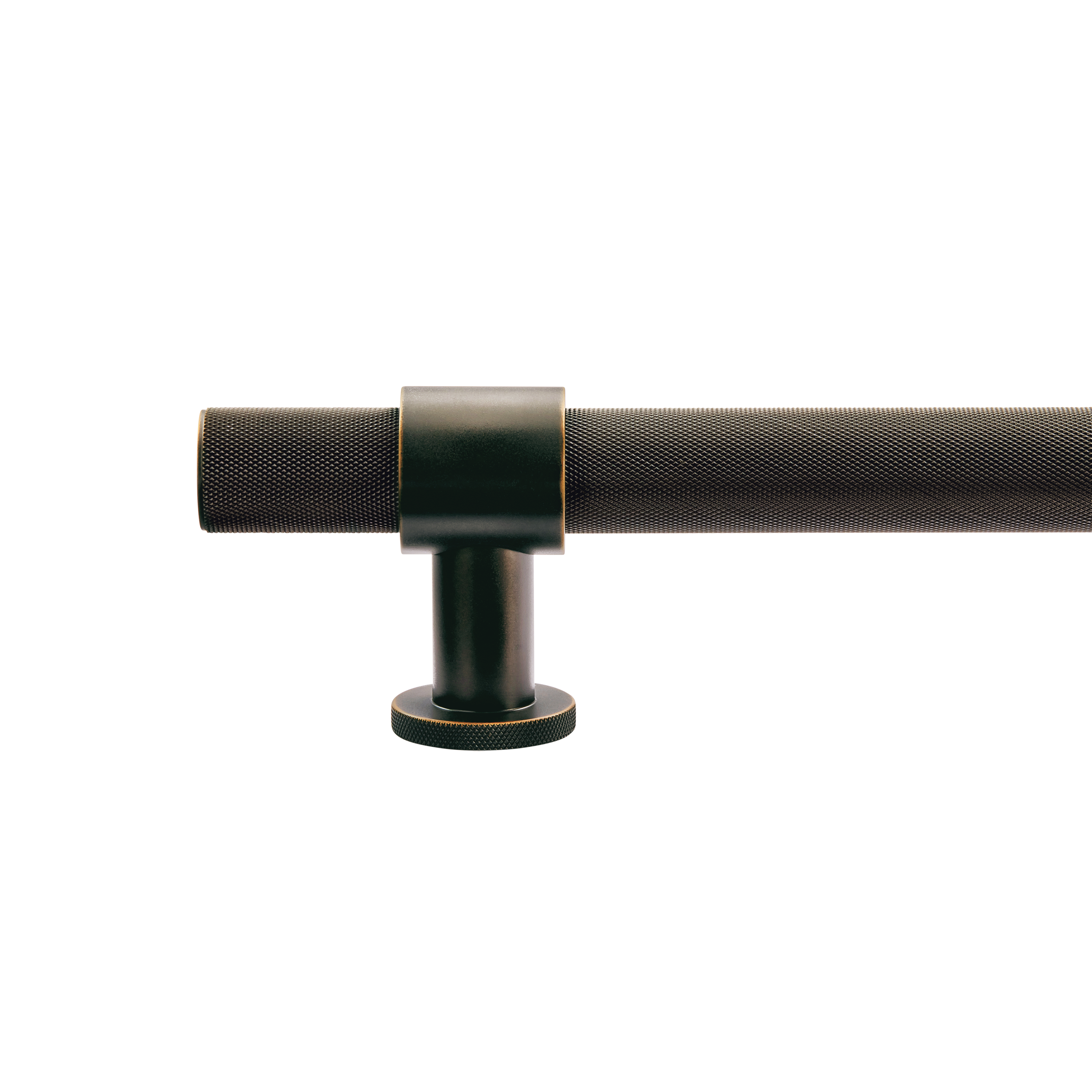 Momo Belgravia Knurled Solid Brass Entrance Pull Handle In Dark Bronze (2)