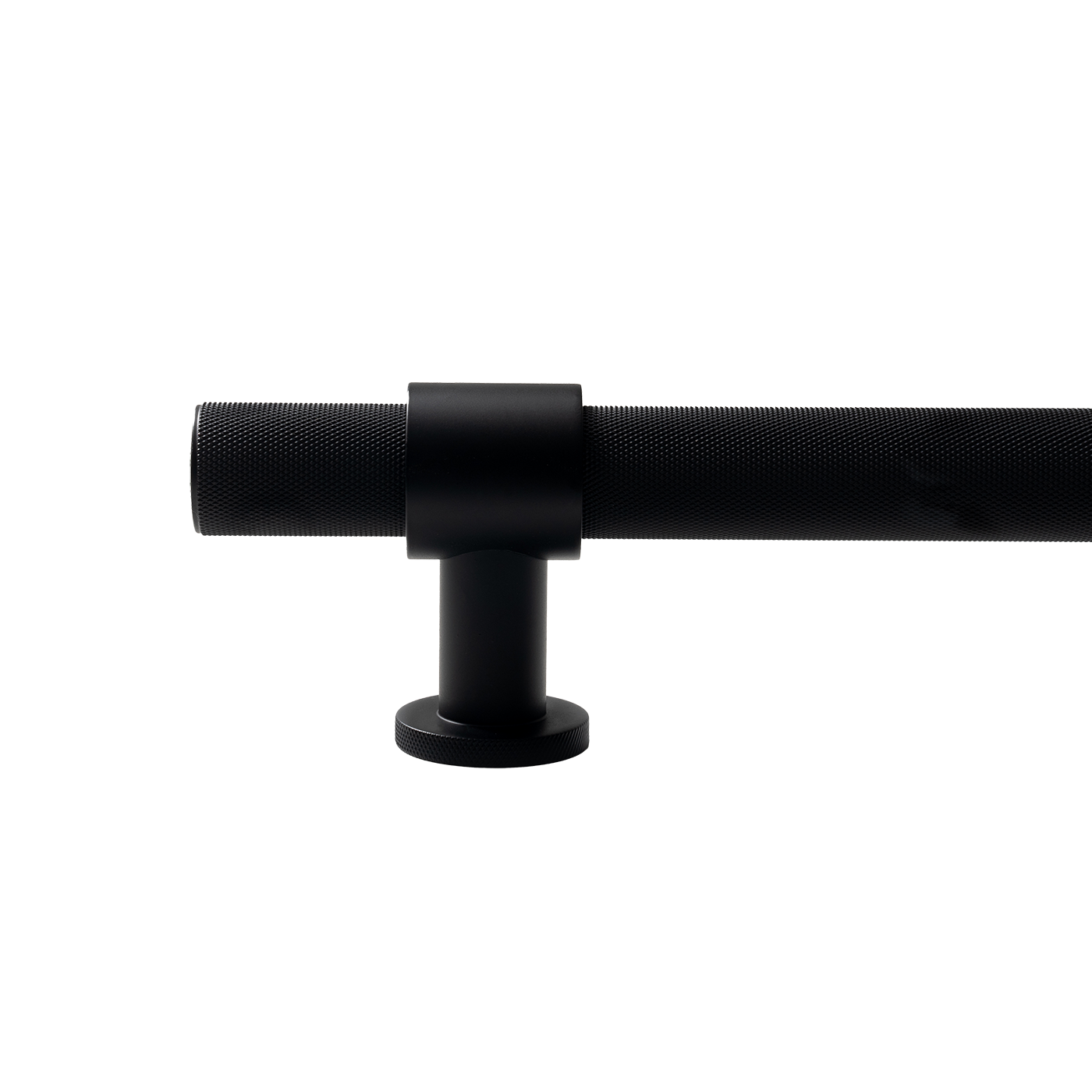 Momo Belgravia Knurled Entry Pull Handle Matt Black (2)