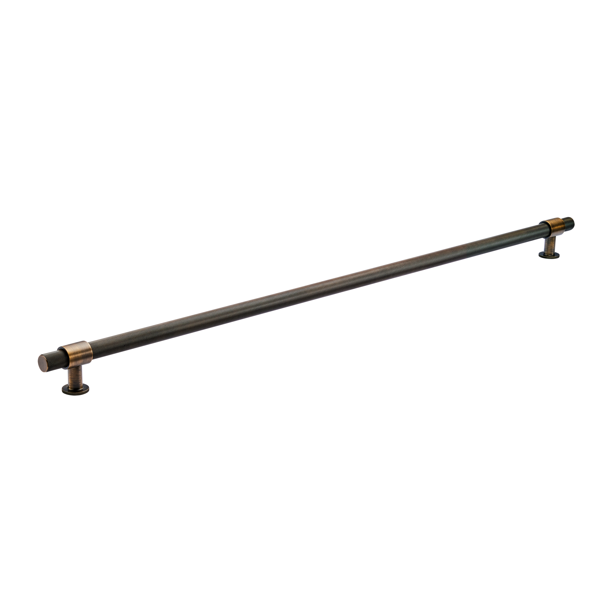 Momo Belgravia Knurled Bar Pull Solid Brass 800mm in Bronze