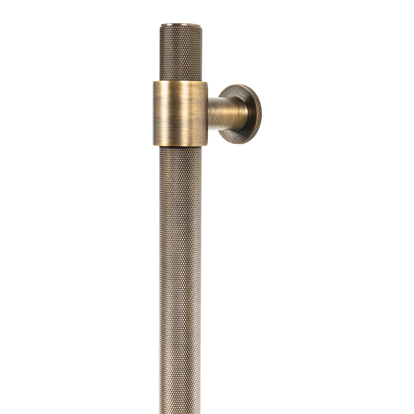 Momo Belgravia Knurled Bar Pull Solid Brass 800mm in Bronze