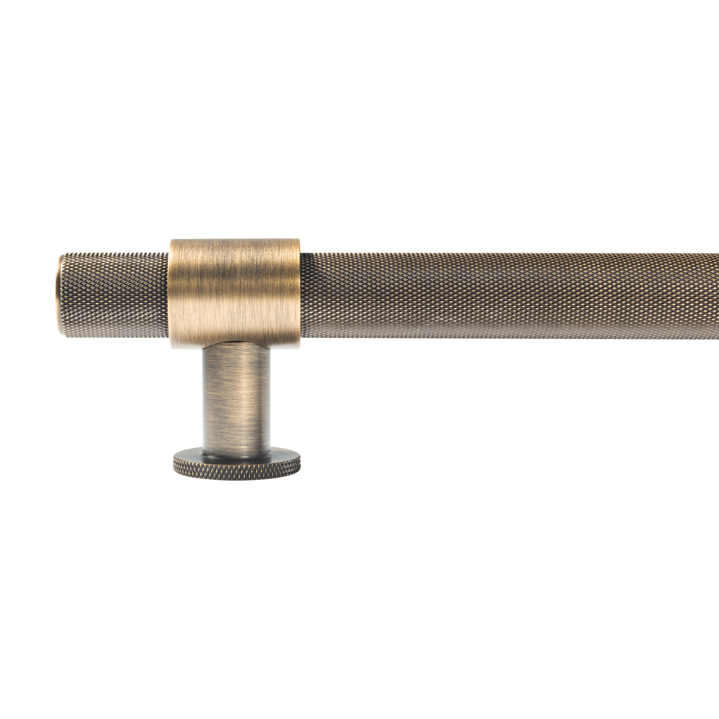 Momo Belgravia Knurled Bar Pull Solid Brass 800mm in Bronze (1)