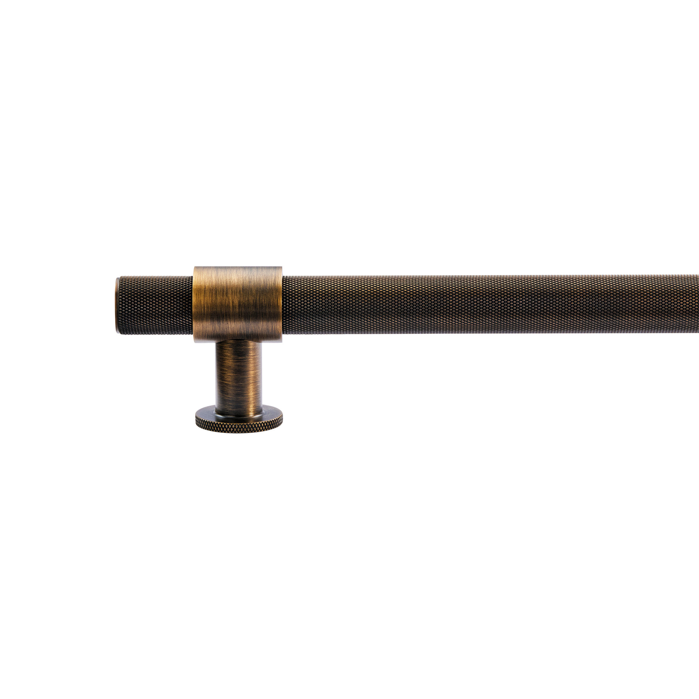 Momo Belgravia Knurled Bar Pull Solid Brass 800mm in Bronze (2)