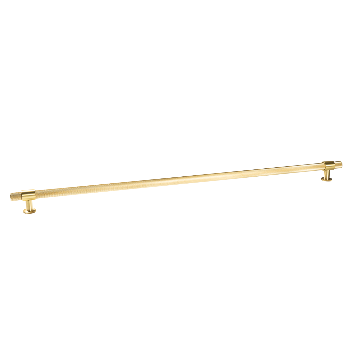 Momo Belgravia Knurled Bar Pull Solid Brass 800mm in Brushed Satin Brass