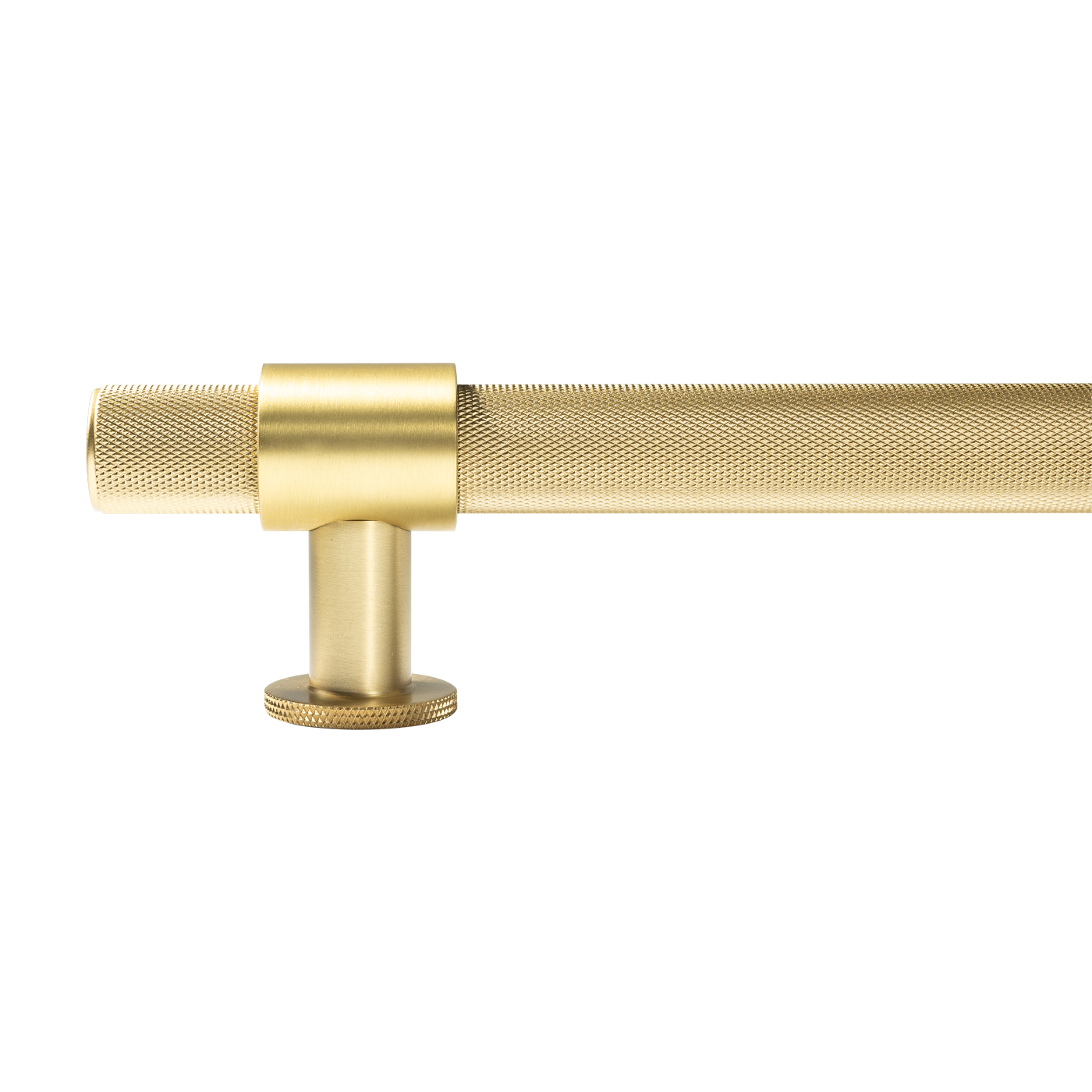 Momo Belgravia Knurled Bar Pull Solid Brass 800mm in Brushed Satin Brass (2)
