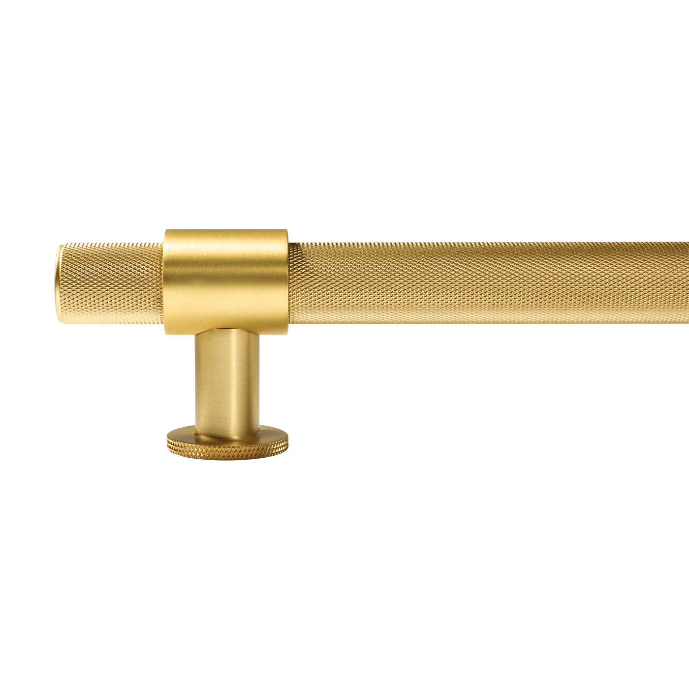 Momo Belgravia Knurled Bar Pull Solid Brass 800mm in Brushed Satin Brass (1)