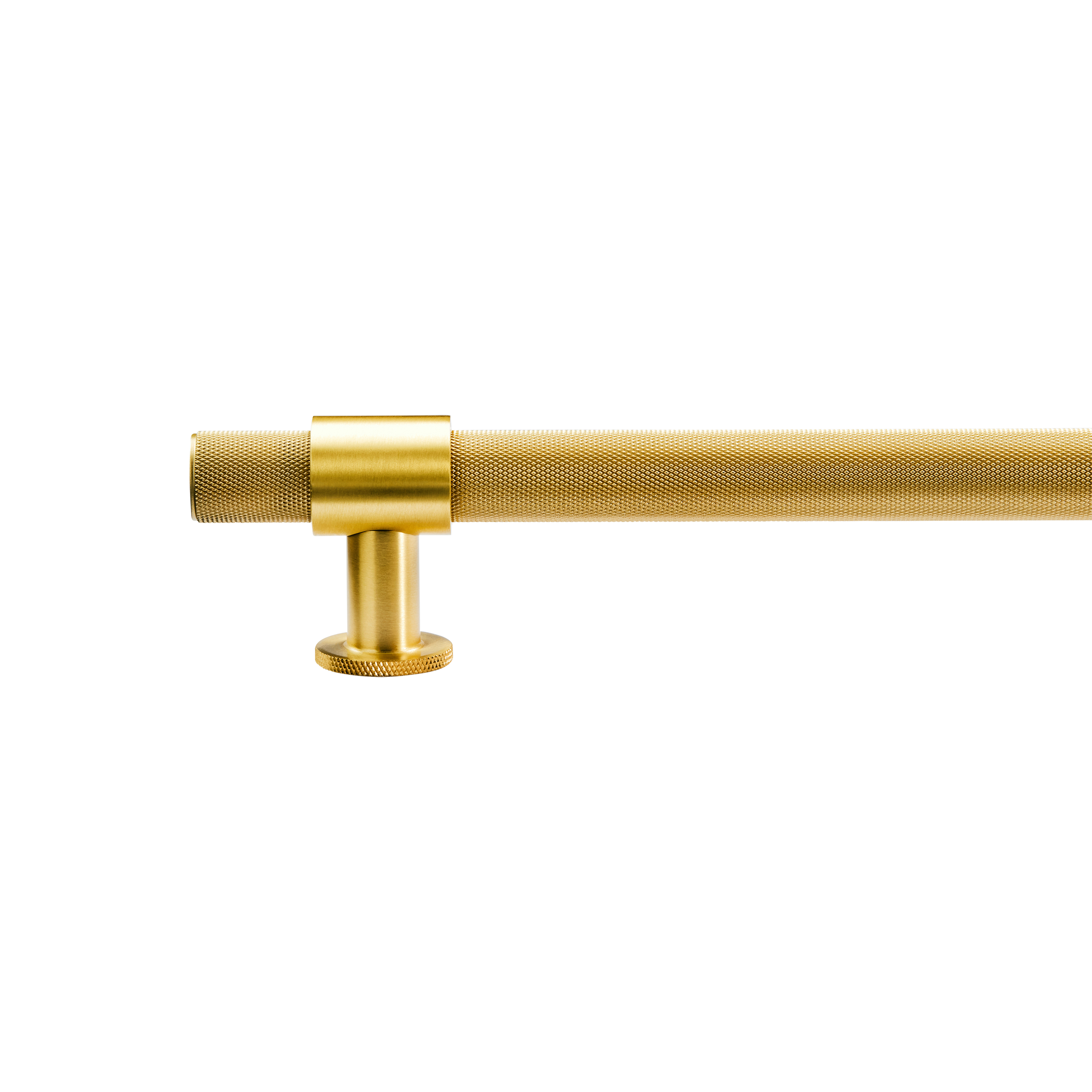 Momo Belgravia Knurled Bar Pull Solid Brass 800mm in Brushed Satin Brass (2)
