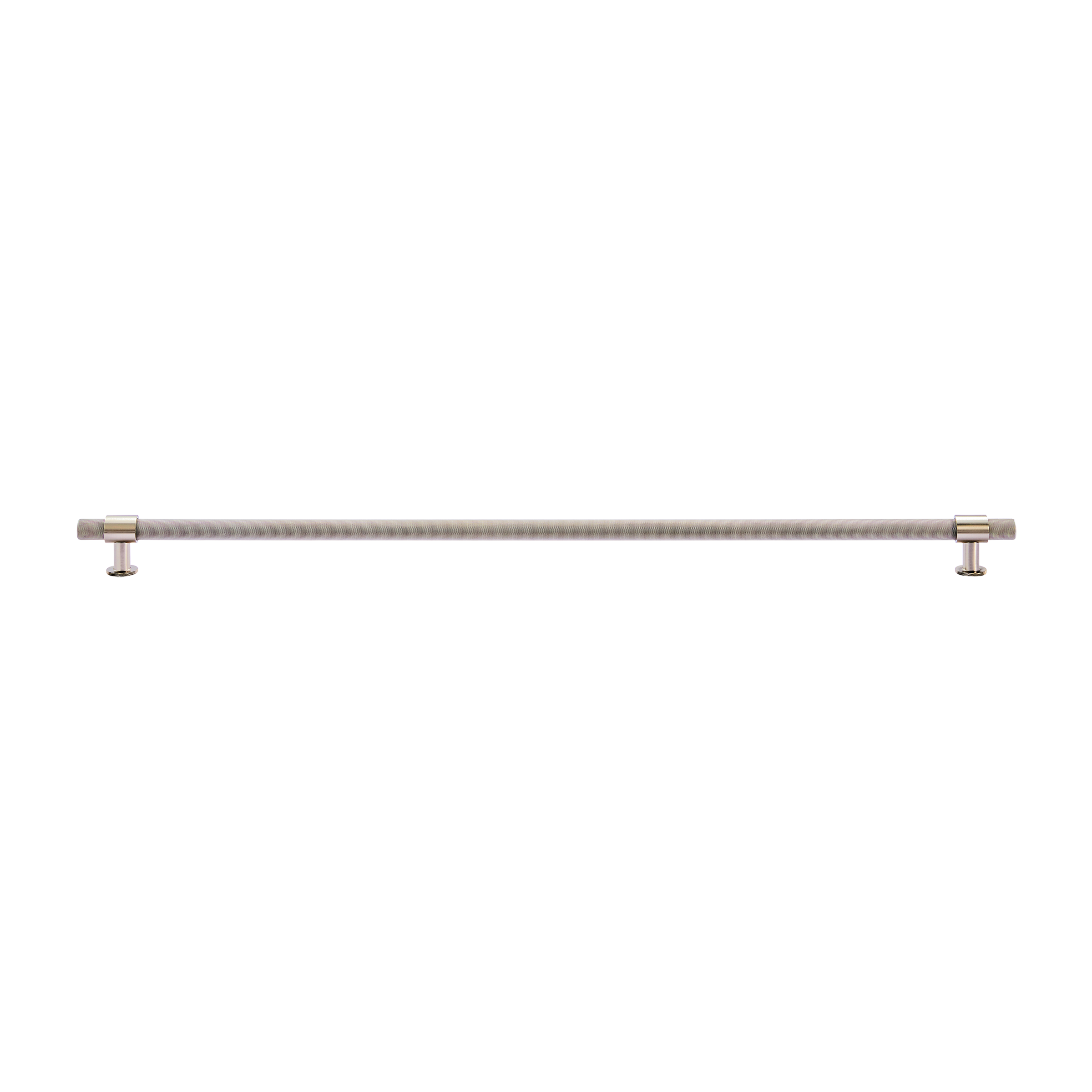 Momo Belgravia Knurled Bar Pull Solid Brass 800mm in Dull Brushed Nickel (1)