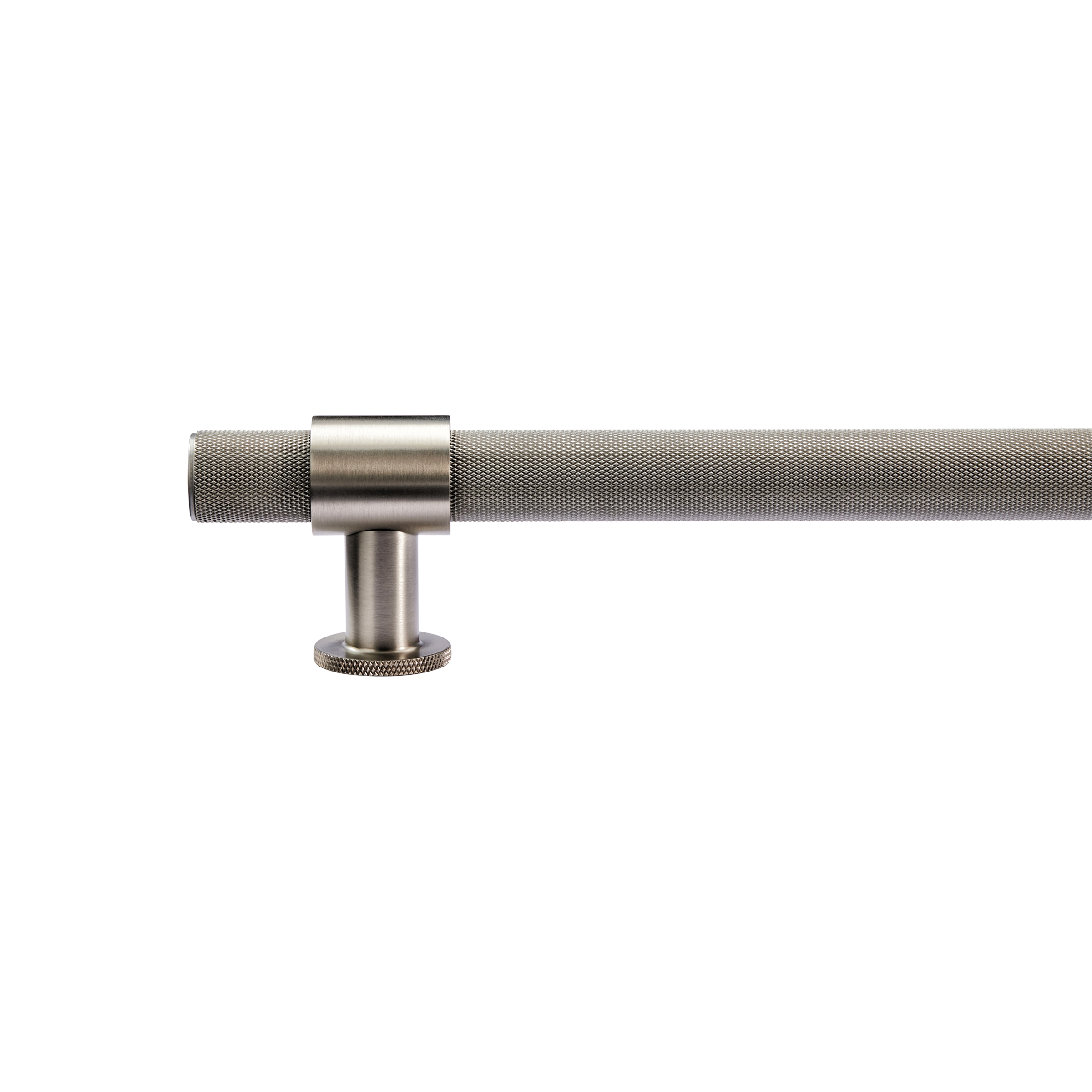 Momo Belgravia Knurled Bar Pull Solid Brass 800mm in Dull Brushed Nickel (2)