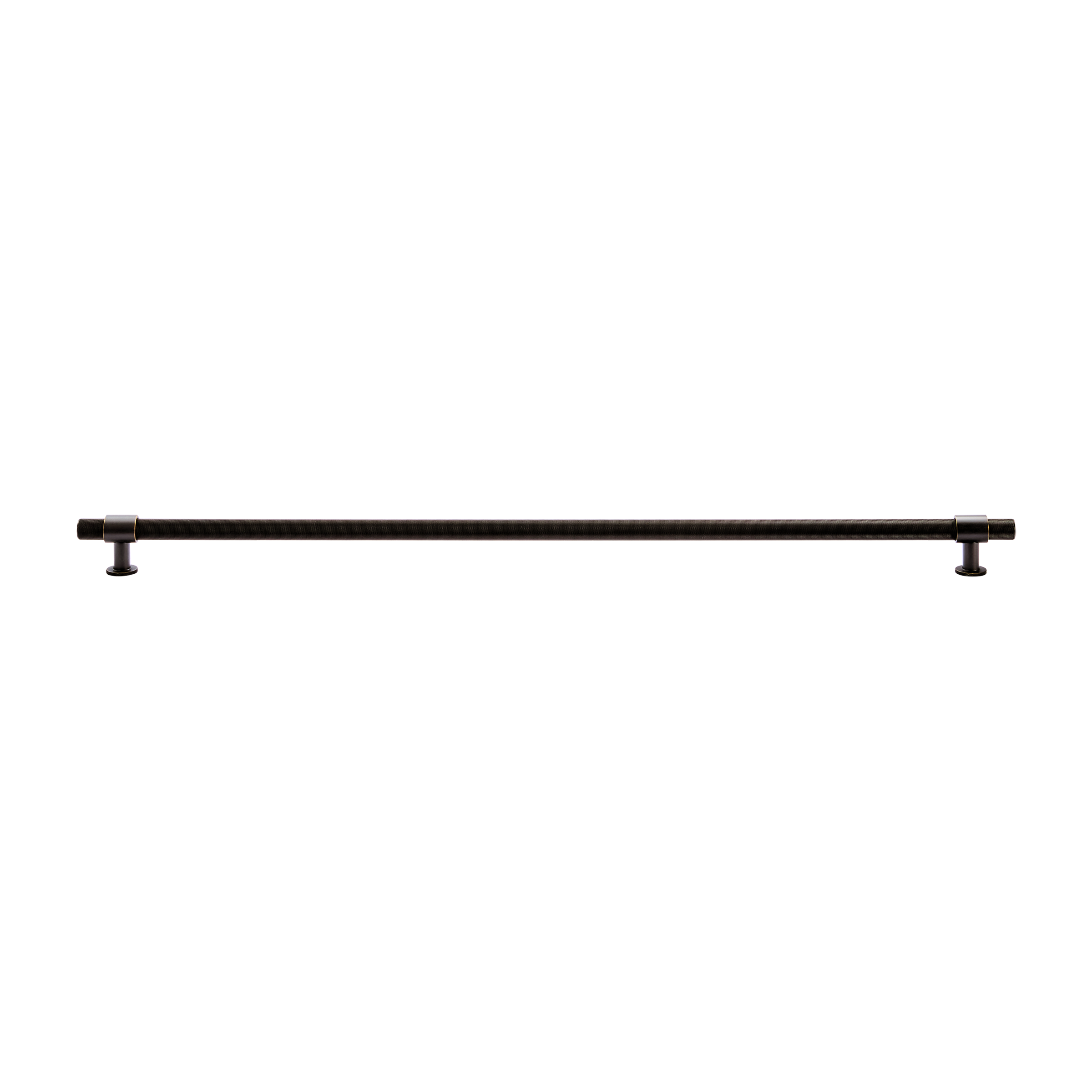 Momo Belgravia Knurled Bar Pull Solid Brass 800mm in Dark Bronze (1)