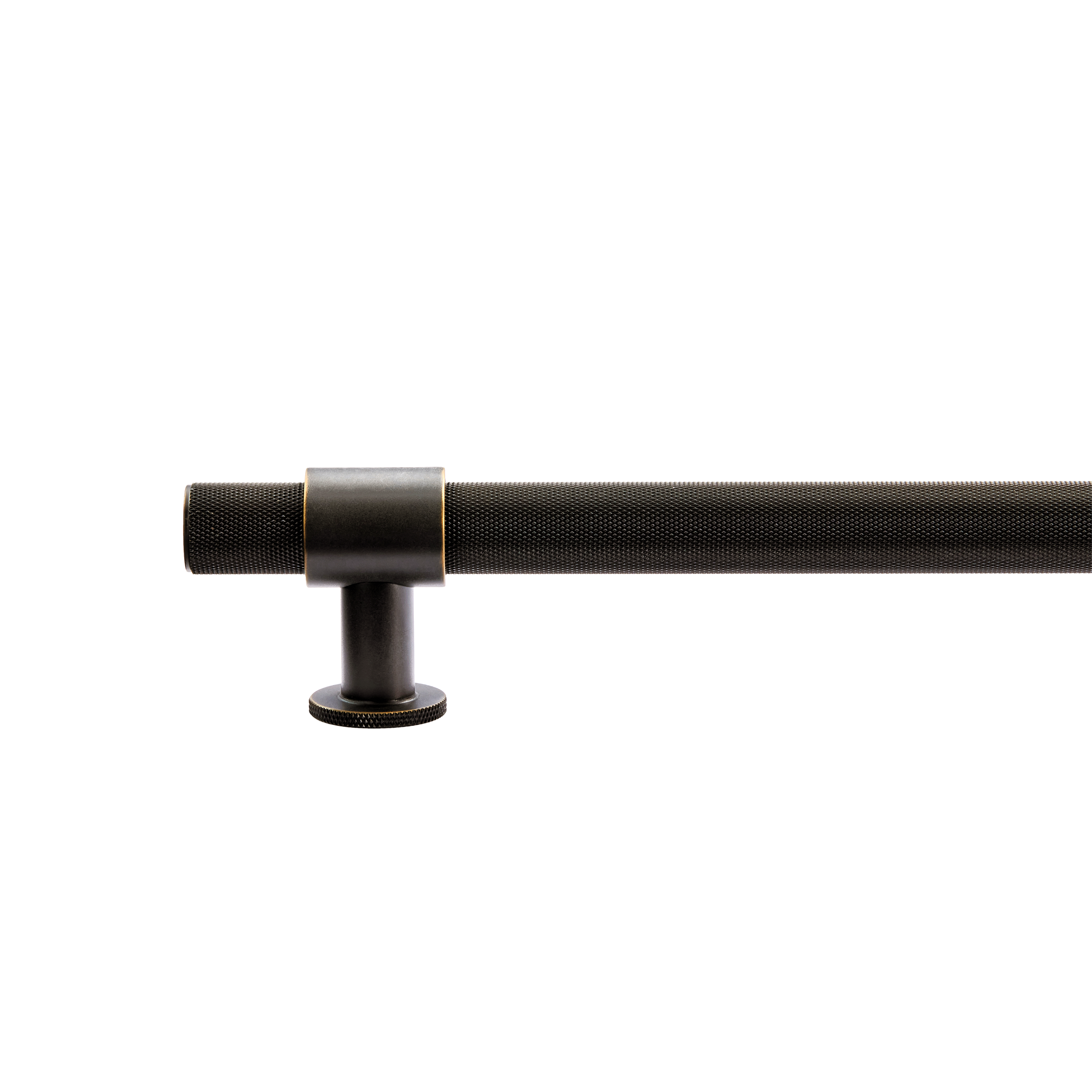 Momo Belgravia Knurled Bar Pull Solid Brass 800mm in Dark Bronze (2)