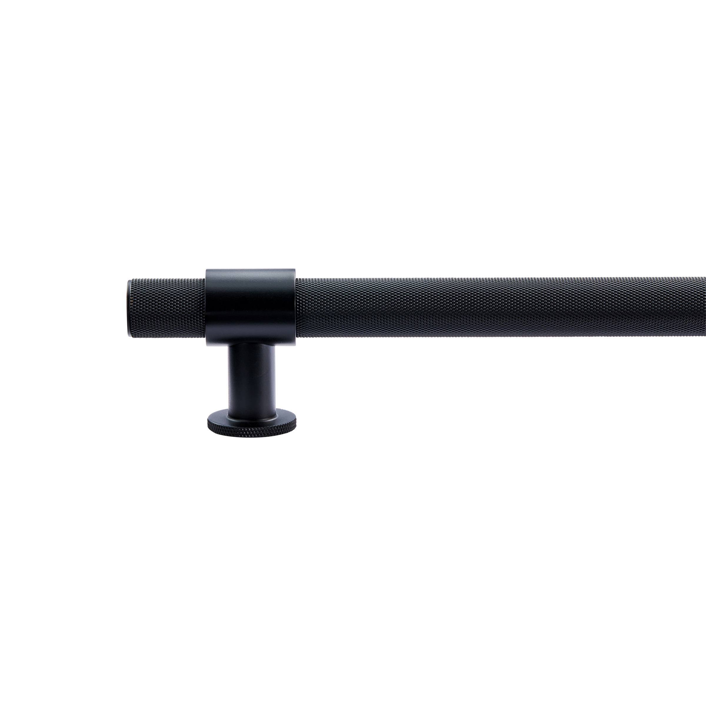 Momo Belgravia Knurled Bar Pull Solid Brass 800mm in Matt Black (2)