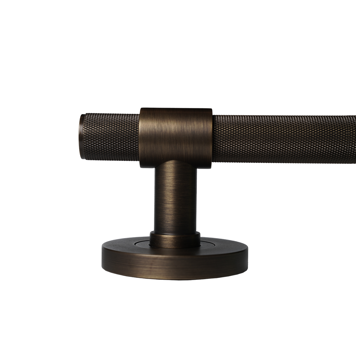 Momo Belgravia Knurled Solid Brass Single Dummy Lever In Bronze (2)