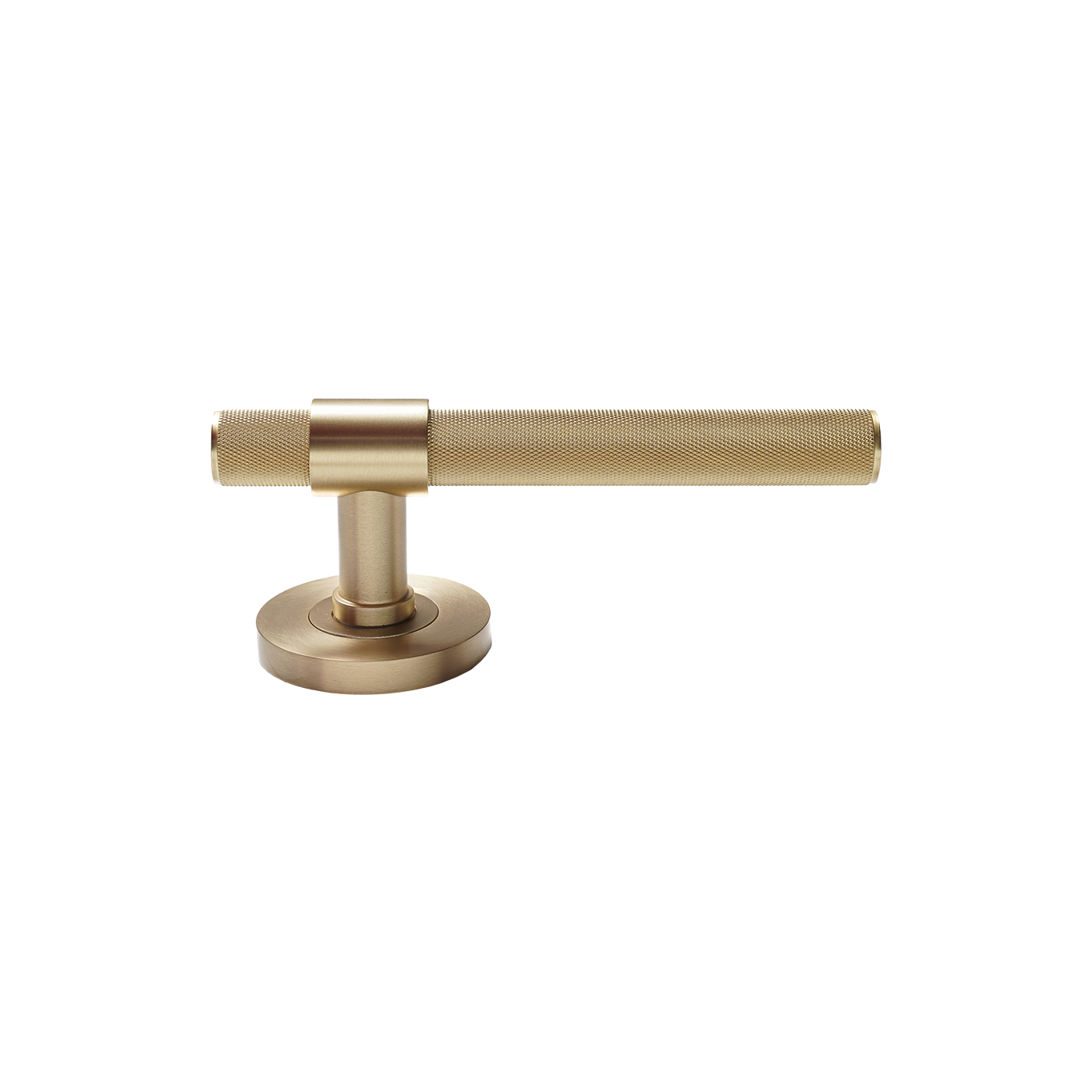 Momo Belgravia Solid Brass Knurled Tubular Latch Passage Lever Set In Brushed Satin Brass (2)