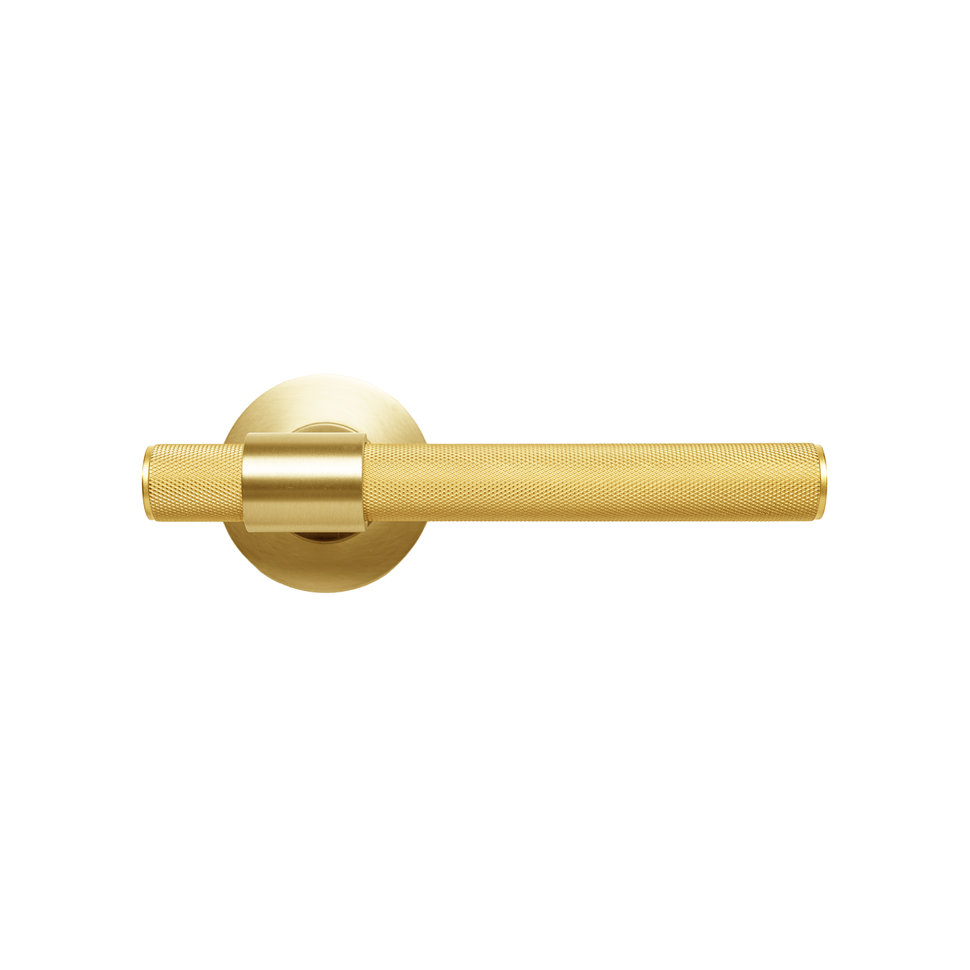 Momo Belgravia Solid Brass Knurled Tubular Latch Privacy Lever Set In Brushed Satin Brass (1)