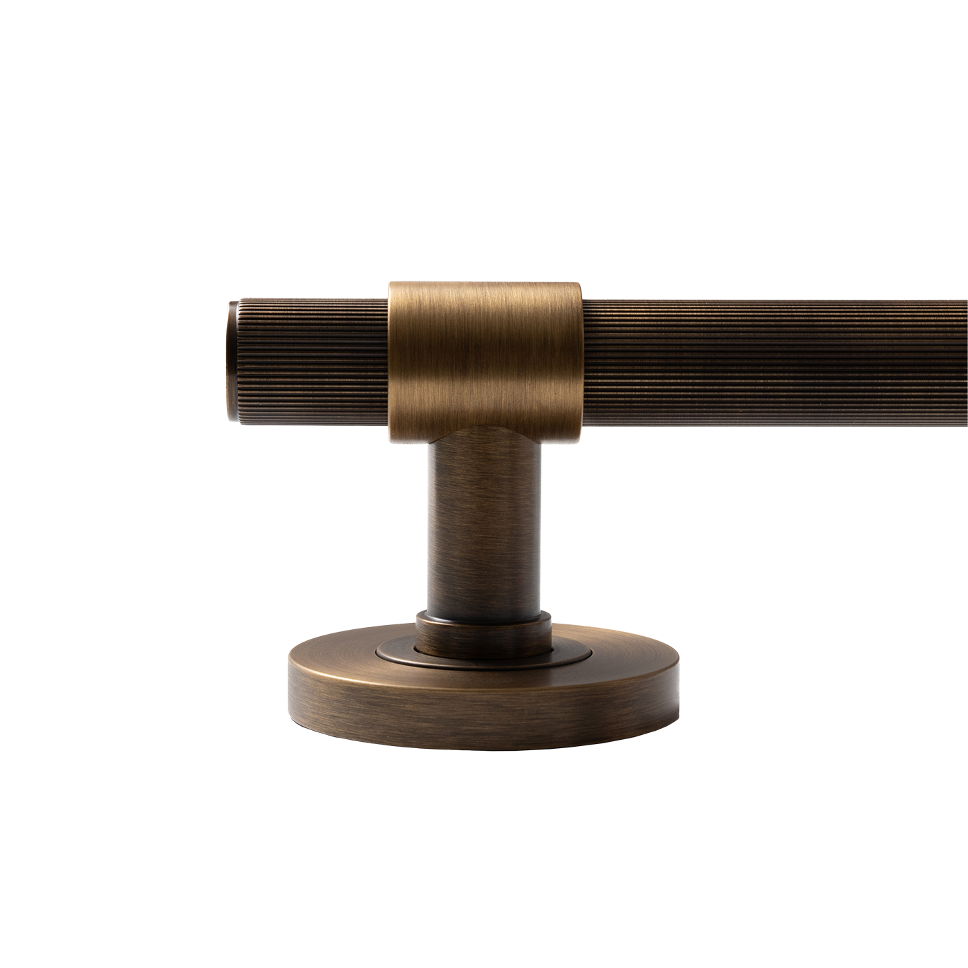 Momo Belgravia Solid Brass Lined Lever Handle Set In Bronze (3)