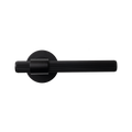 Momo Belgravia Solid Brass Lined Lever Handle Set In Matt Black