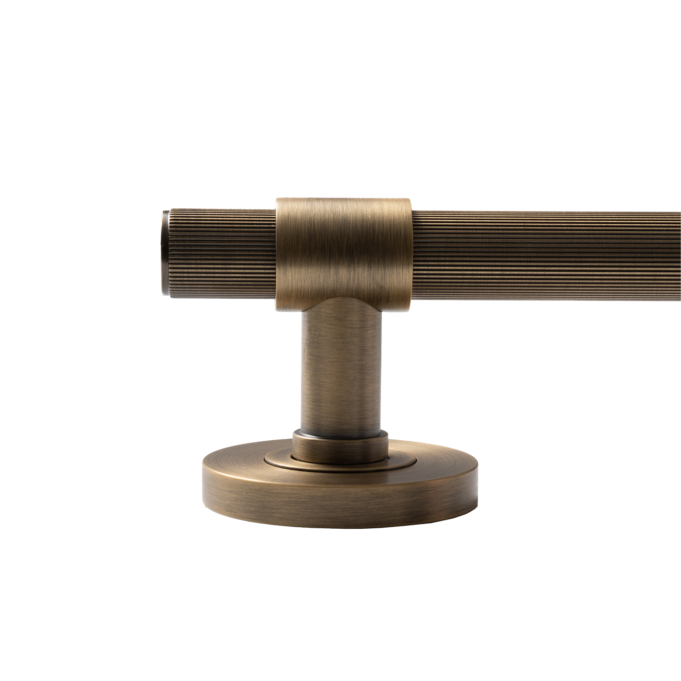 Momo Belgravia Solid Brass Lined Lever Handle Set In Dark Brushed Brass (3)