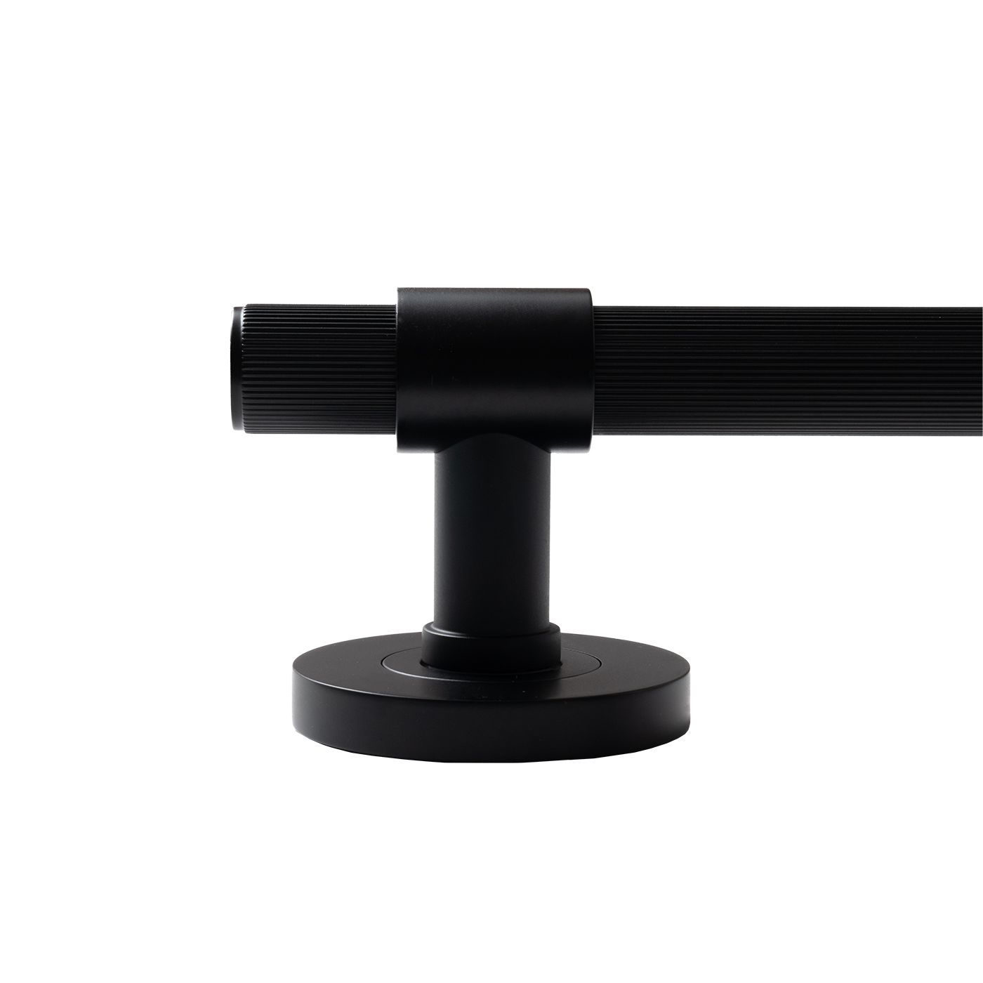 Momo Belgravia Solid Brass Lined Lever Entrance Set In Matt Black (3)