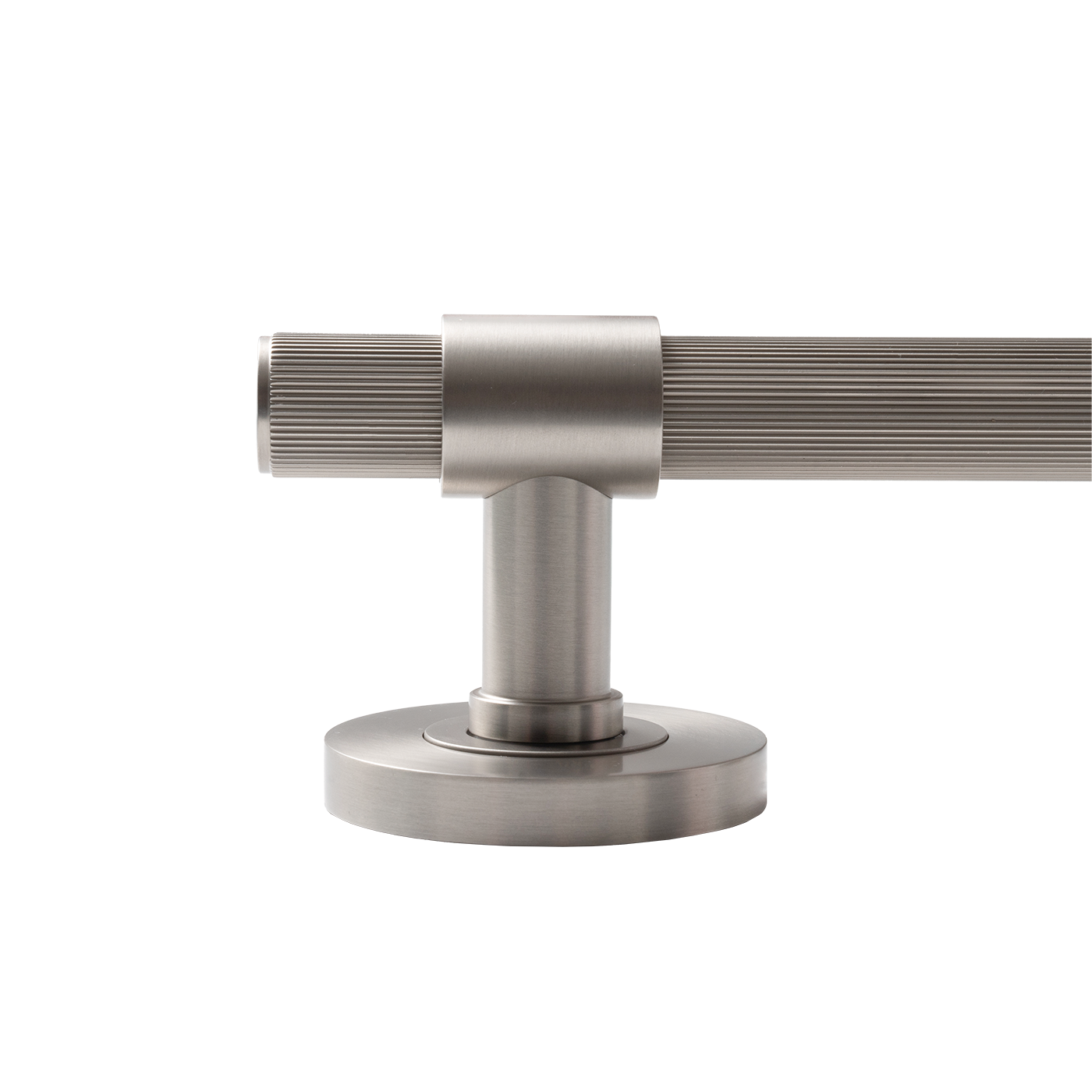 Momo Belgravia Solid Brass Lined Lever Handle Set In Dull Brushed Nickel (3)