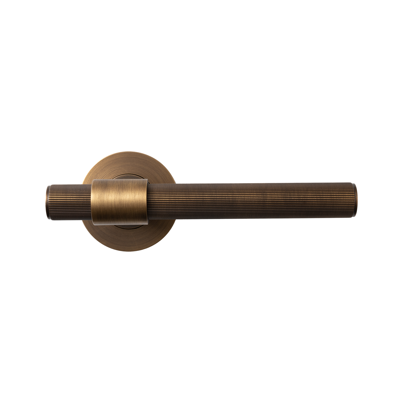Momo Belgravia Solid Brass Lined Tubular Latch Passage Lever Set In Bronze (1)