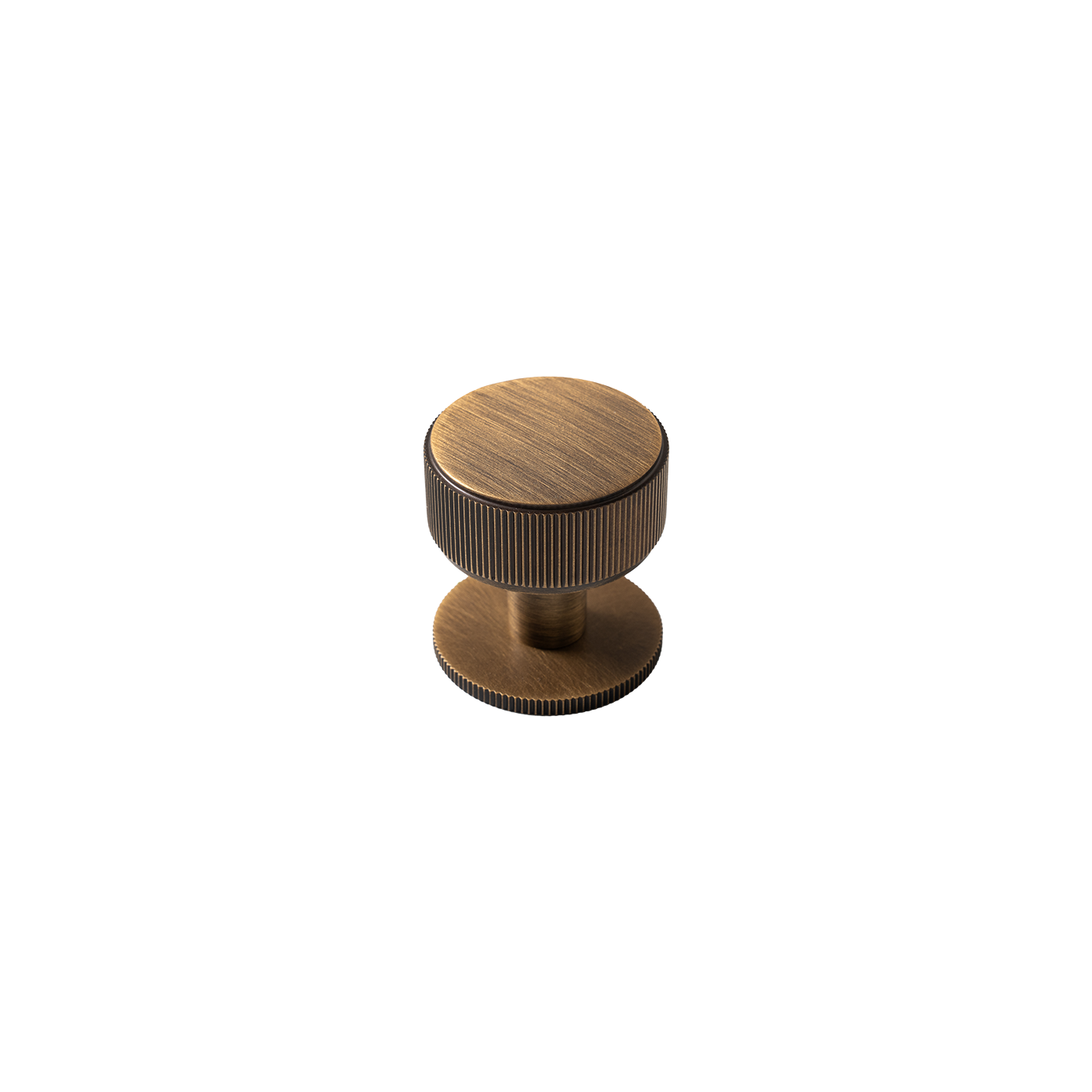 Momo Belgravia Lined Round Knob Solid Brass 35mm in Bronze (1)