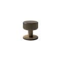 Momo Belgravia Lined Round Knob Solid Brass 35mm in Dark Brushed Brass