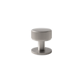 Momo Belgravia Lined Round Knob Solid Brass 35mm in Dull Brushed Nickel