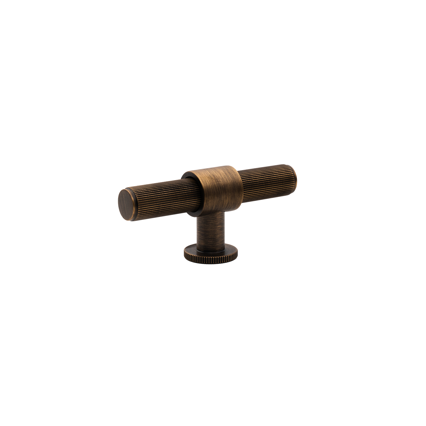 Momo Belgravia Lined T Knob Solid Brass 82mm in Bronze